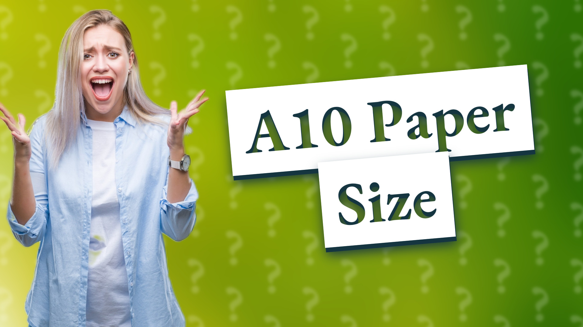 A10 Paper Size