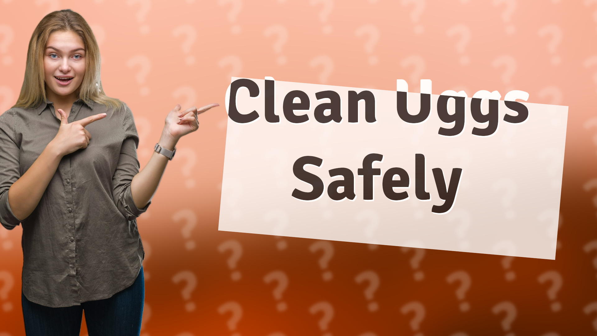 Clean Uggs Safely
