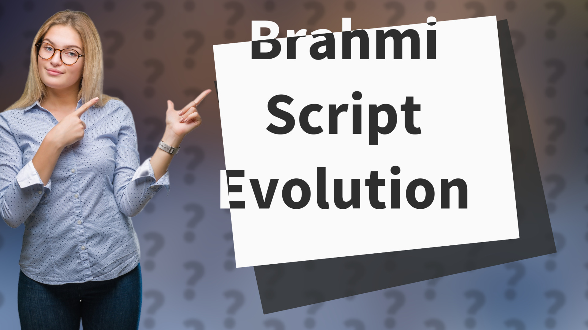 Brahmi Script Evolution