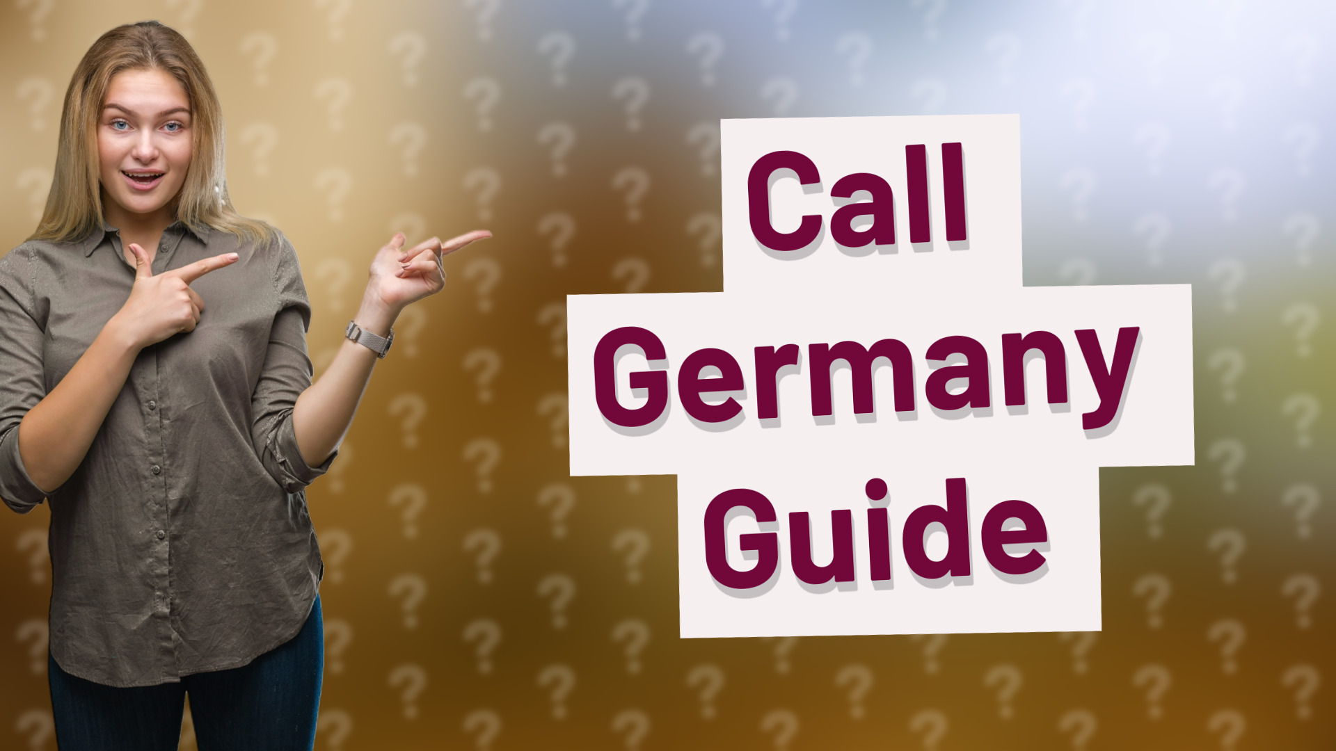Call Germany Guide