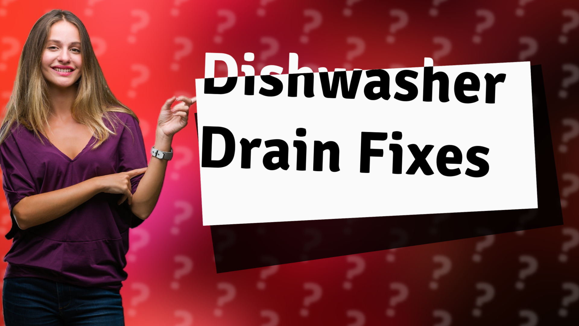 Dishwasher Drain Fixes