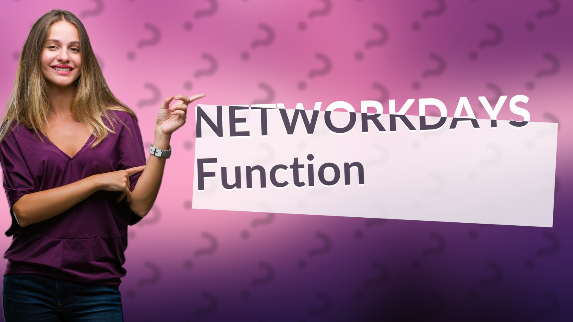NETWORKDAYS Function