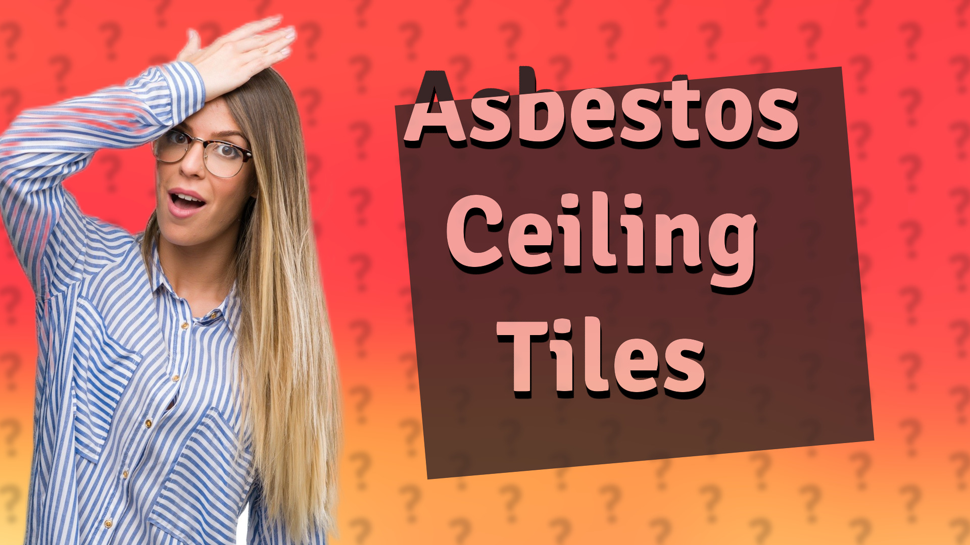 Asbestos Ceiling Tiles
