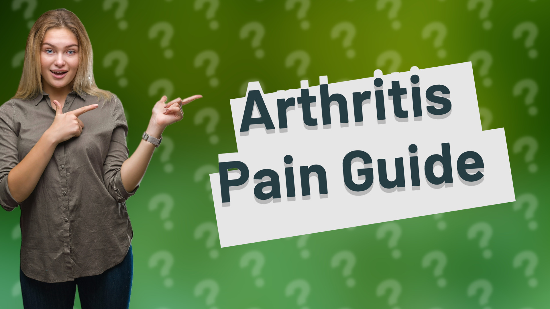 Arthritis Pain Guide