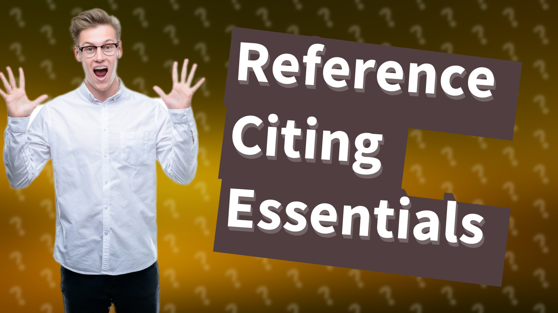 Reference Citing Essentials