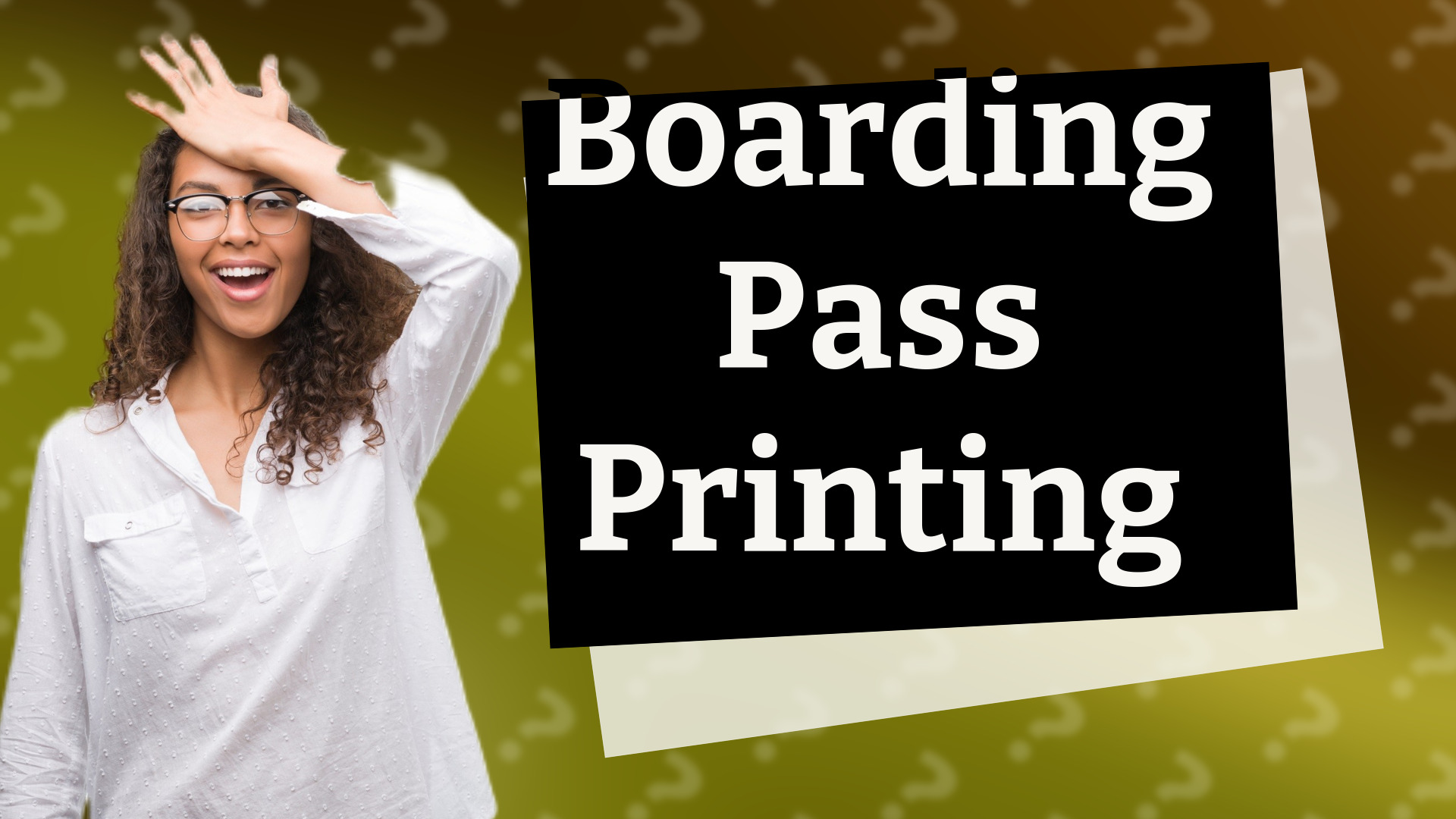 Boarding Pass Printing
