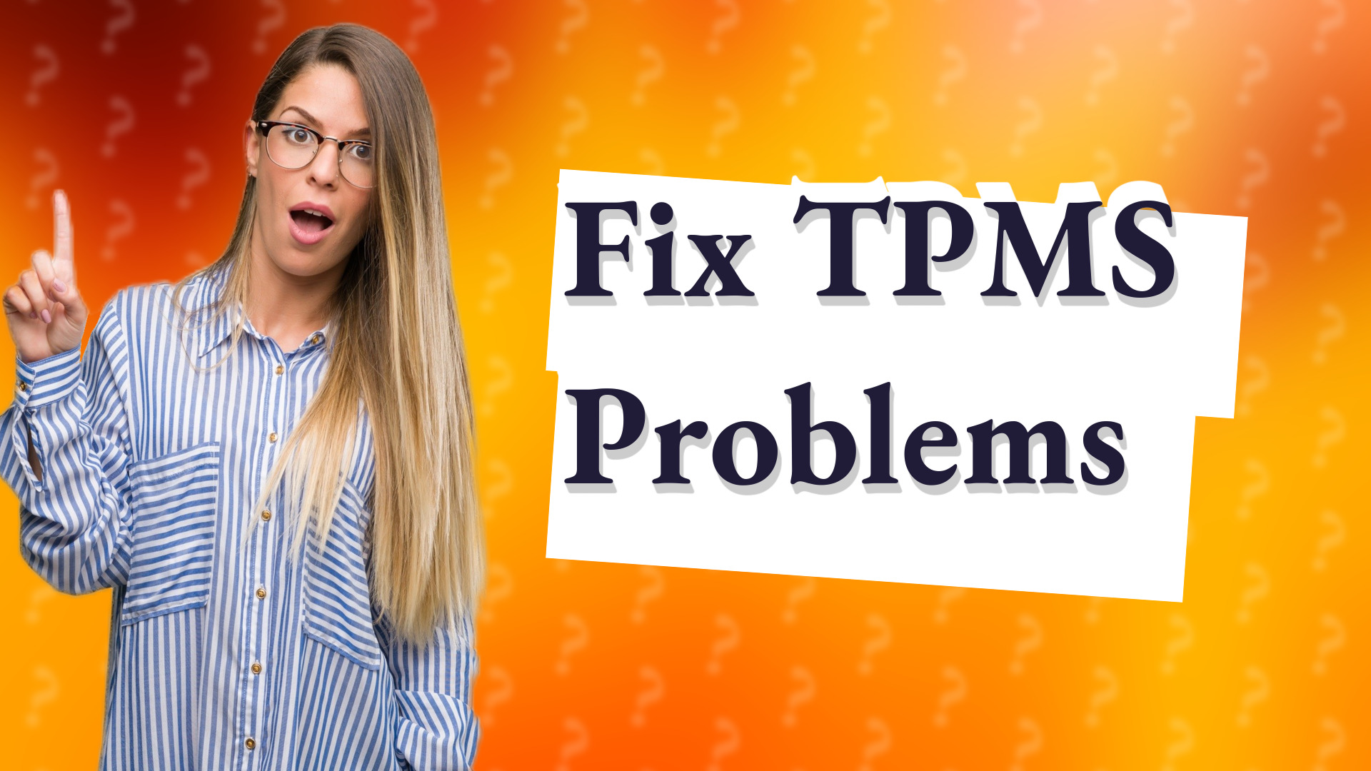 Fix TPMS Problems
