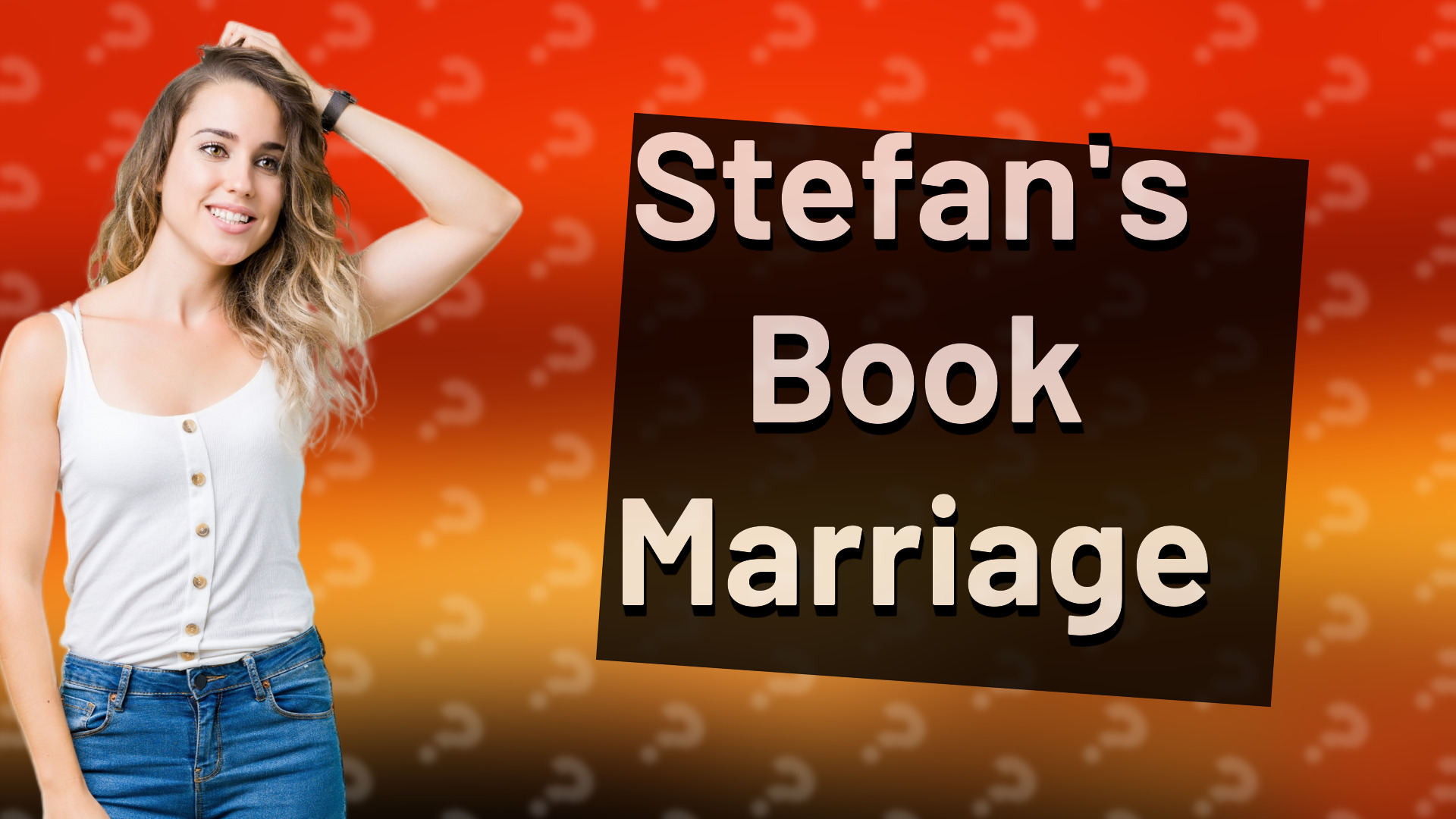 Stefan's Book Marriage