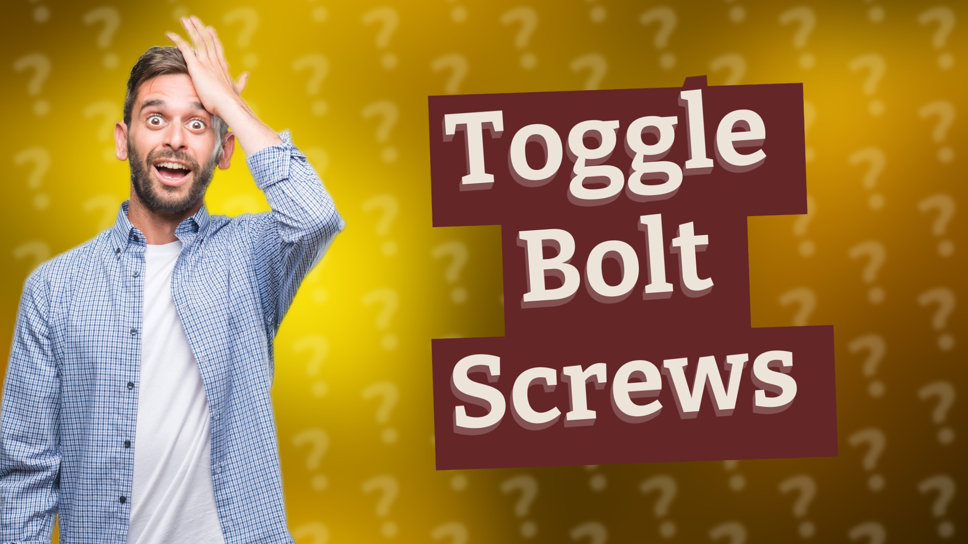 Toggle Bolt Screws