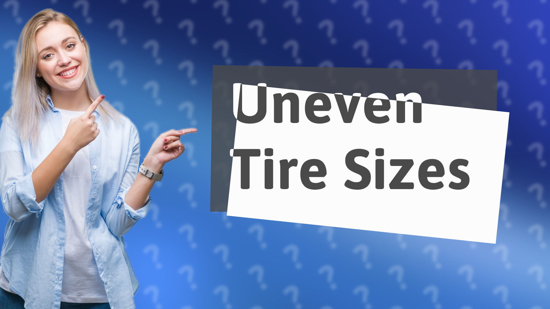 Uneven Tire Sizes
