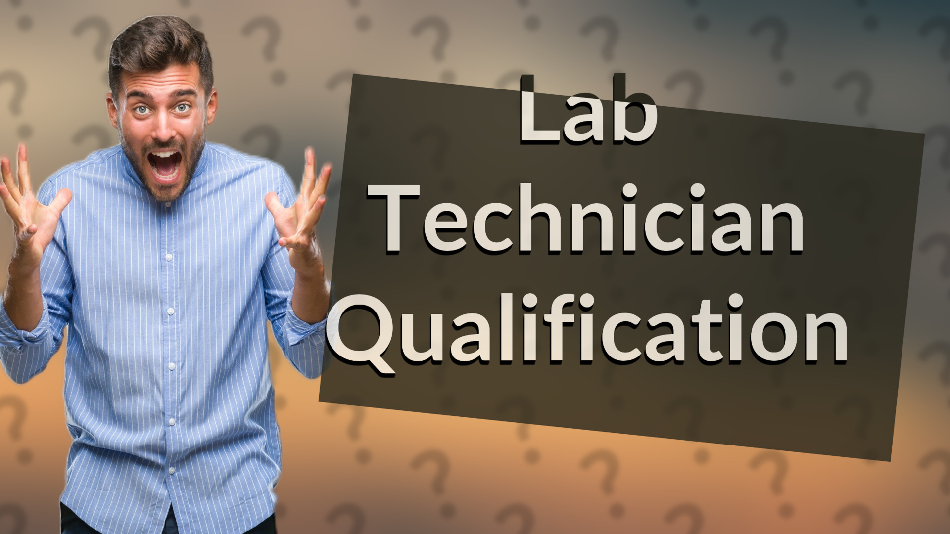 Lab Technician Qualification