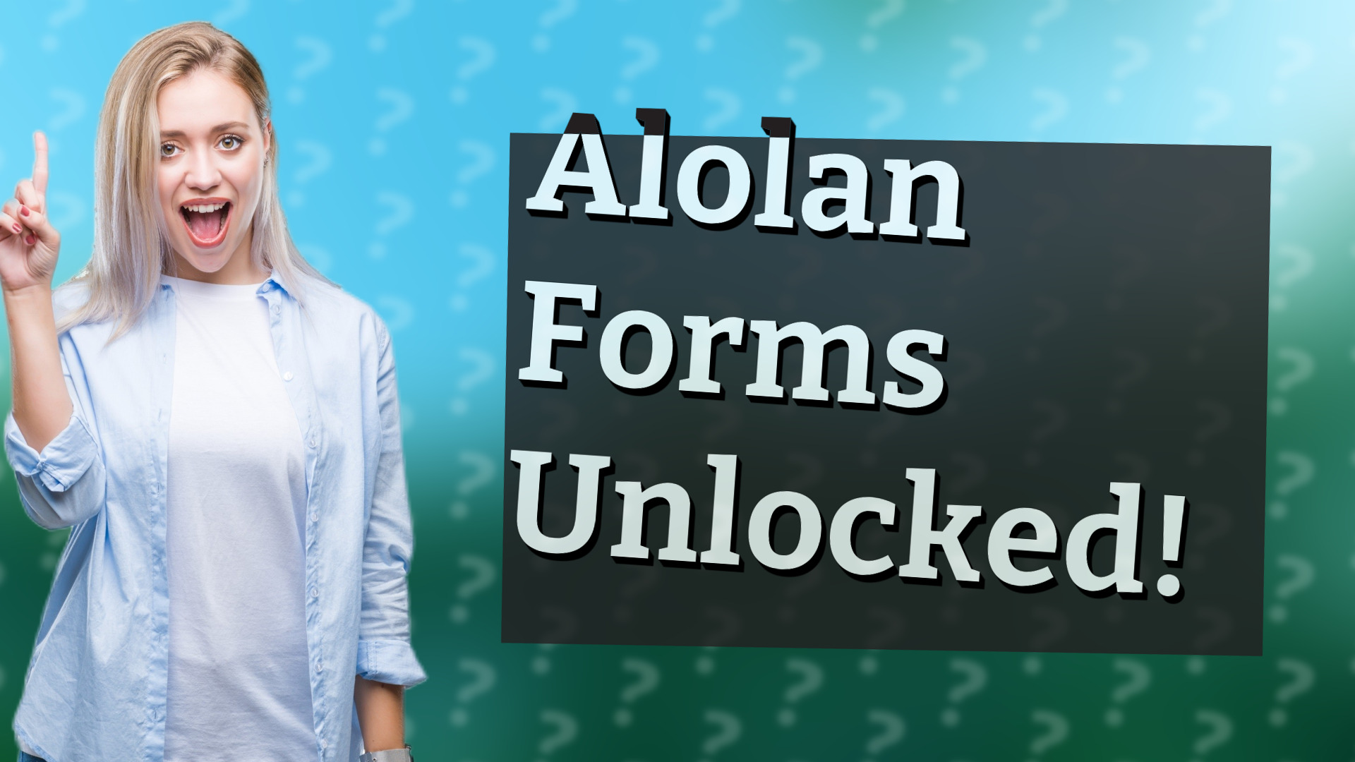 Alolan Forms Unlocked!