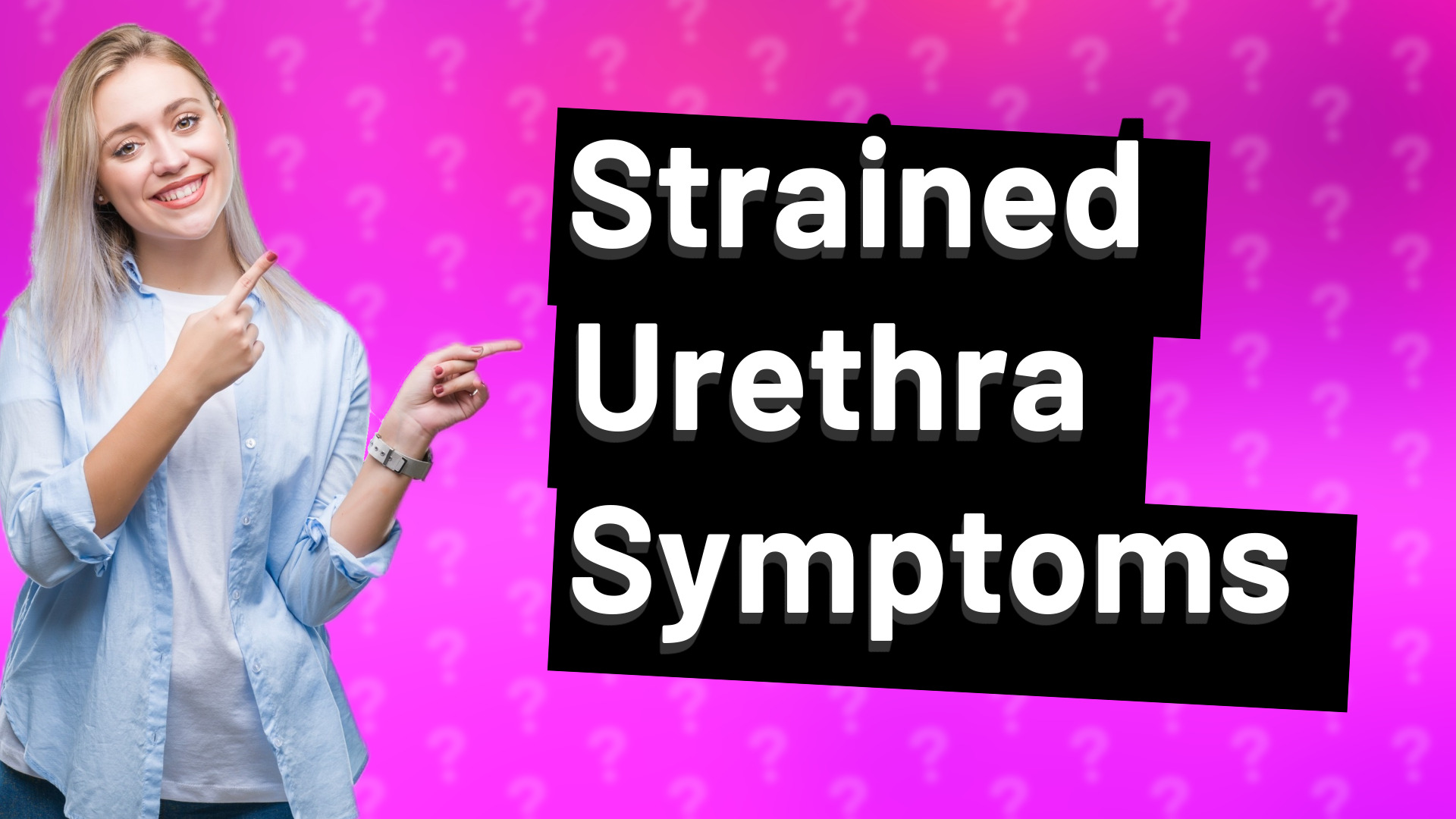 Strained Urethra Symptoms