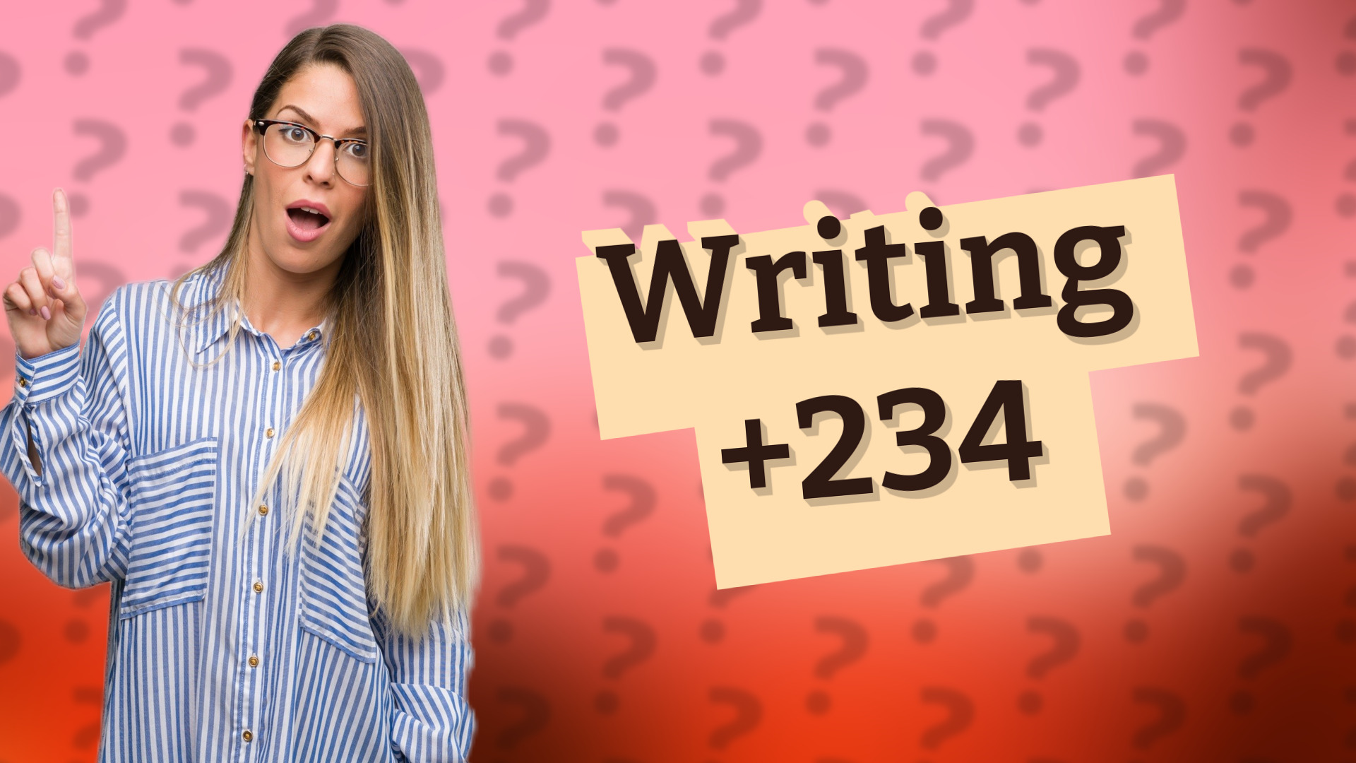 Writing +234