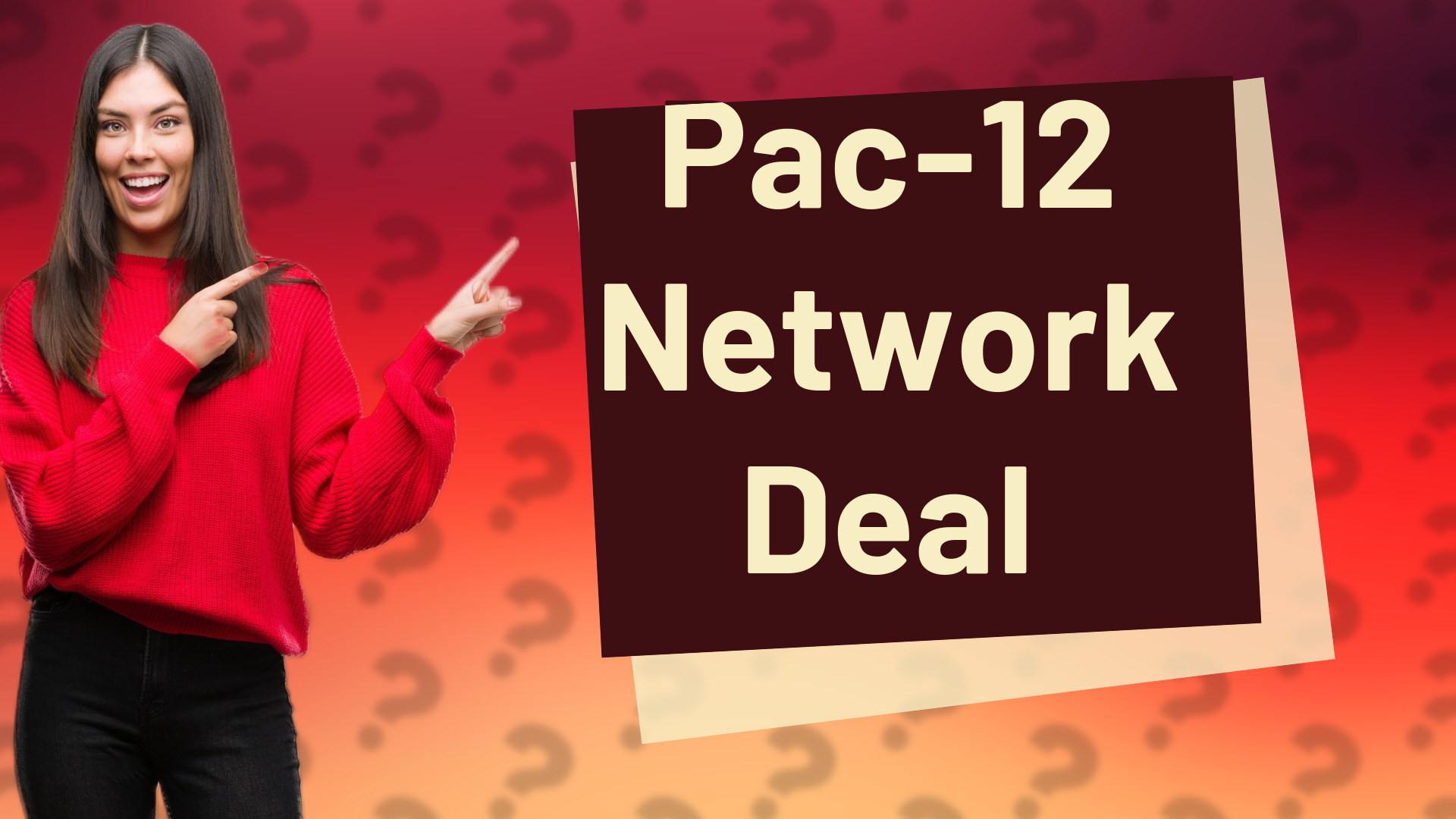 Pac-12 Network Deal
