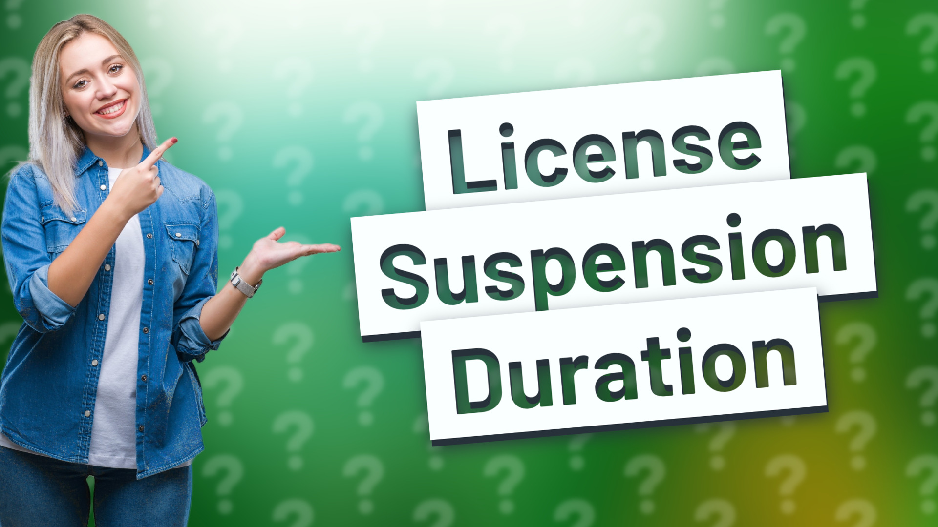License Suspension Duration