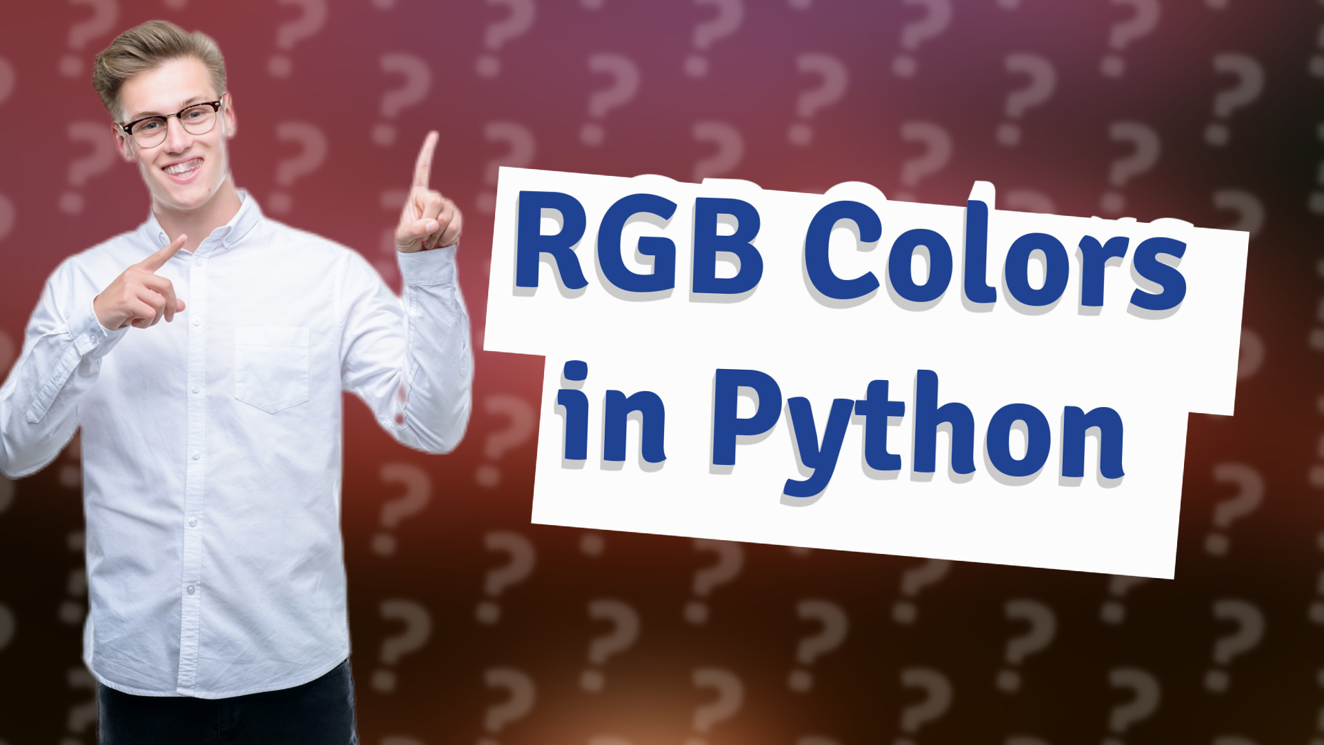 RGB Colors in Python