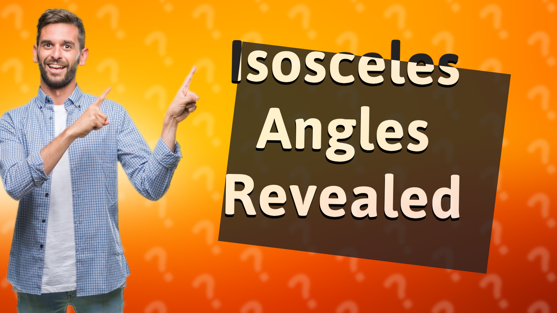 Isosceles Angles Revealed