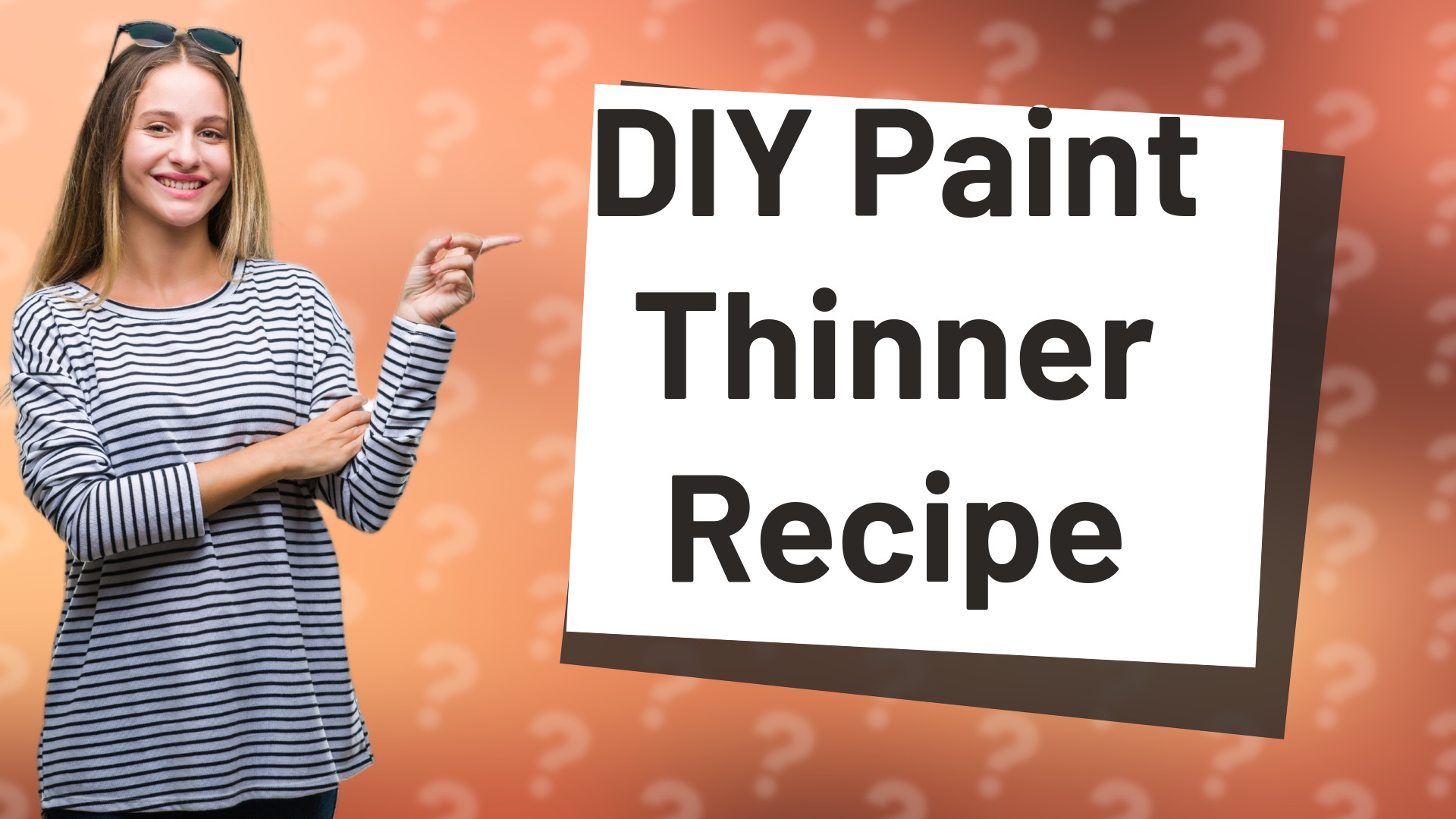 DIY Paint Thinner Recipe
