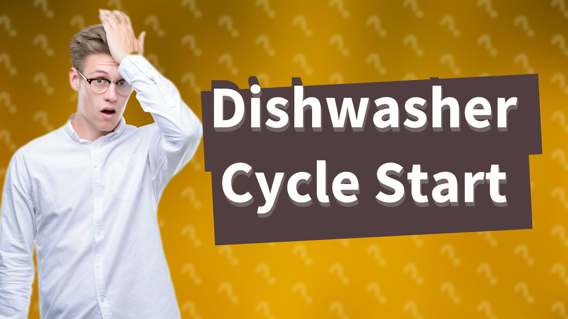Dishwasher Cycle Start