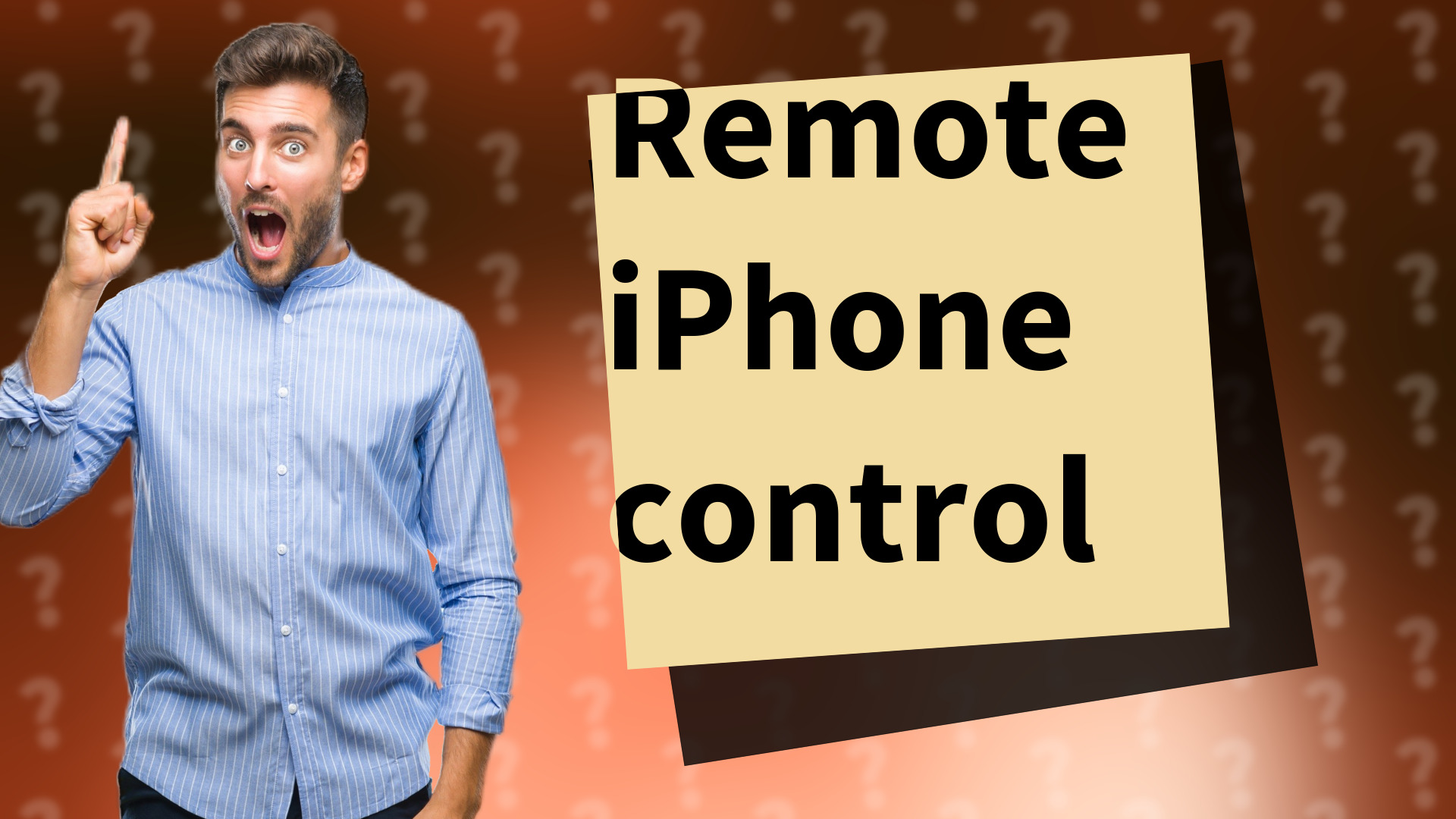Remote iPhone control