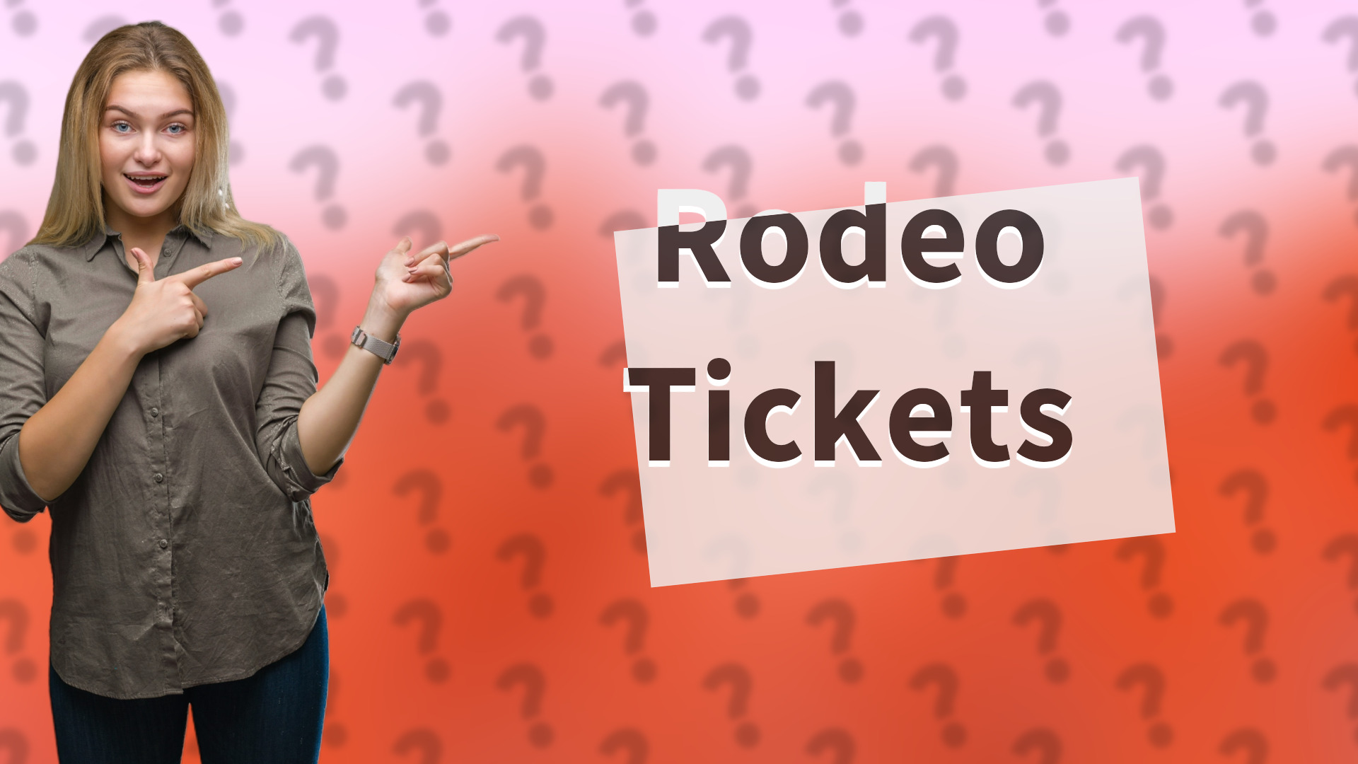 Rodeo Tickets