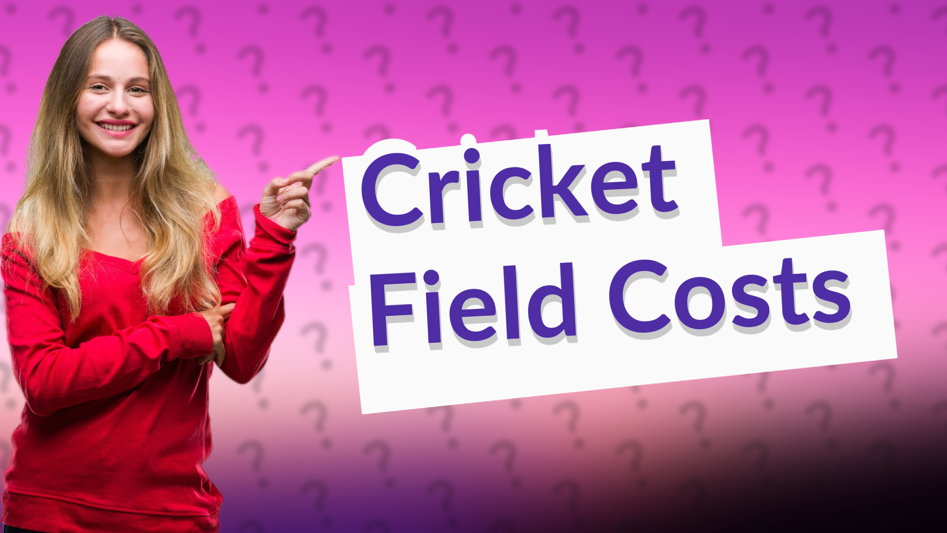 Cricket Field Costs