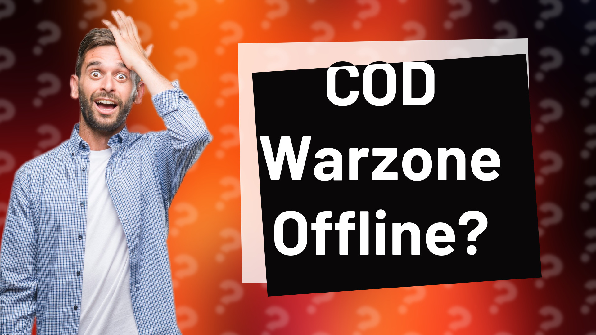 COD Warzone Offline?