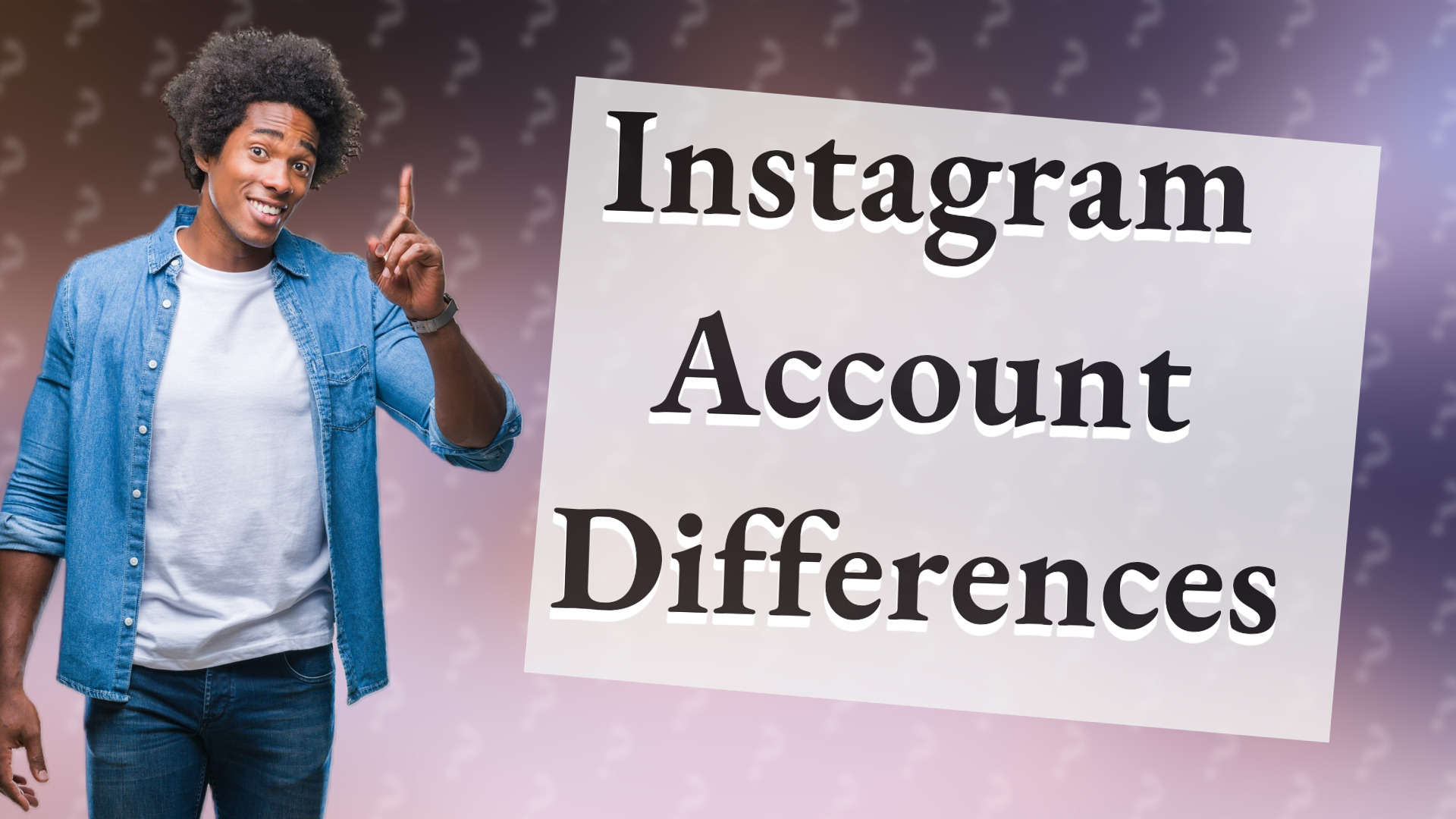 Instagram Account Differences