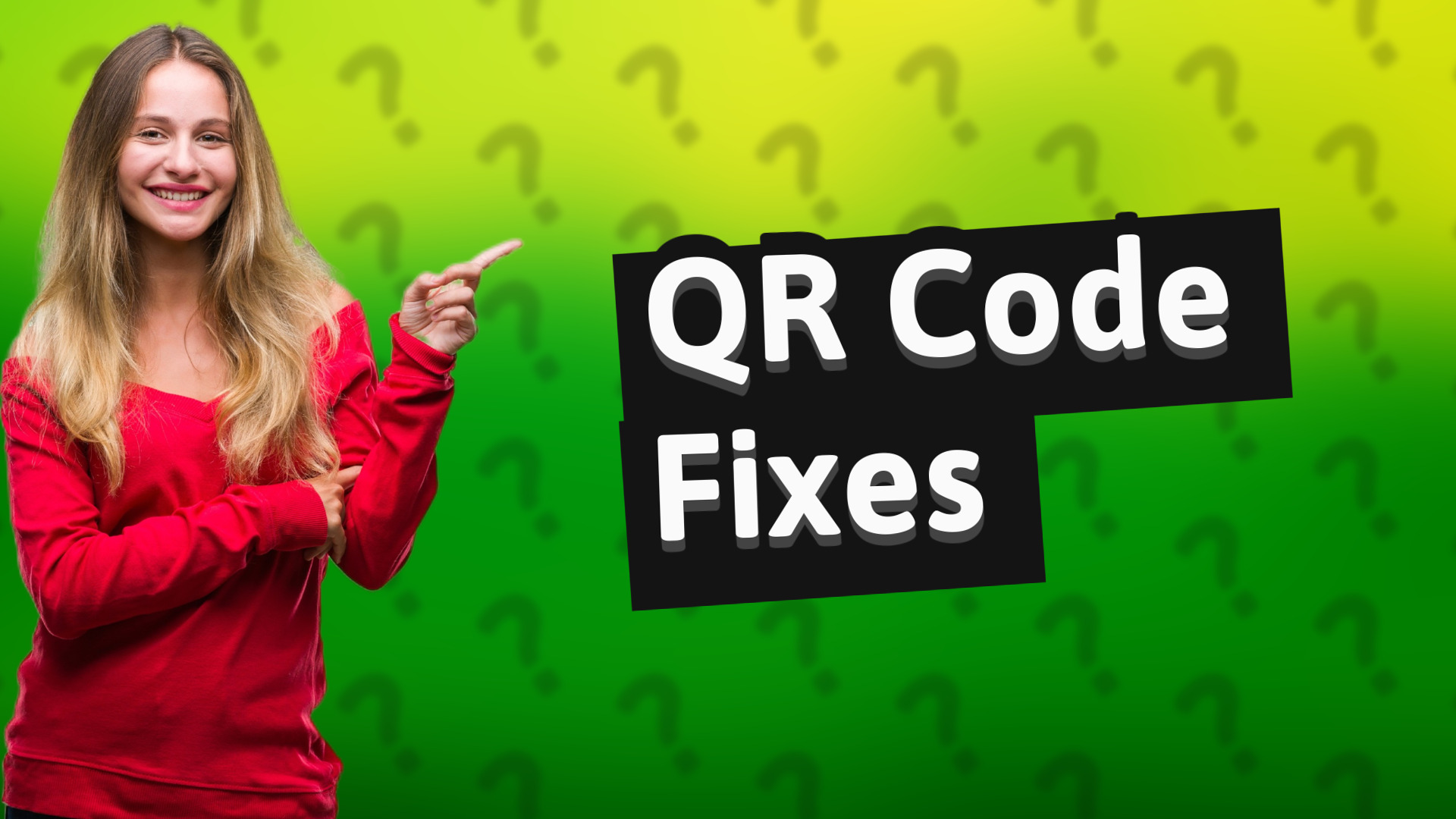 QR Code Fixes