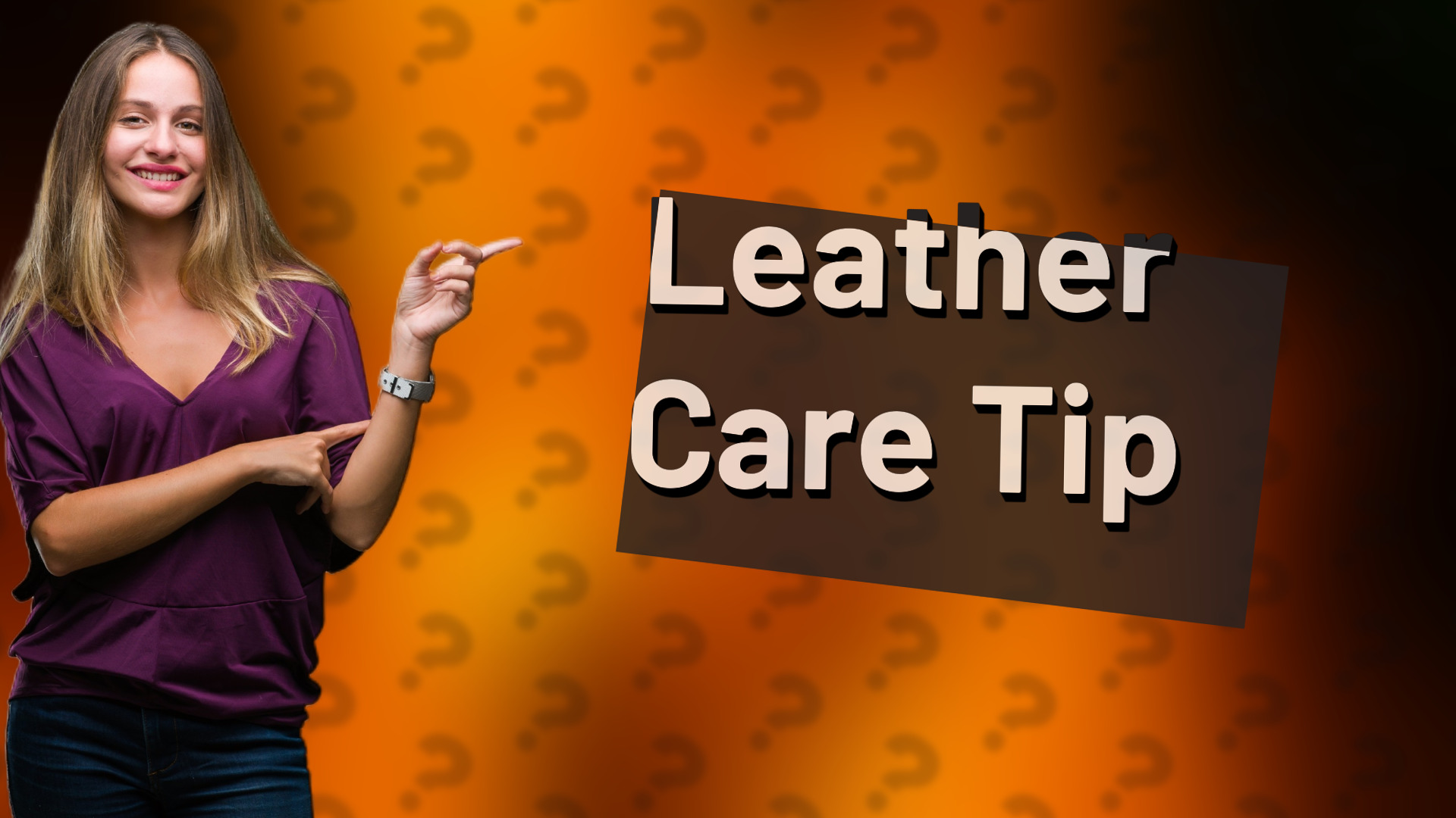 Leather Care Tip