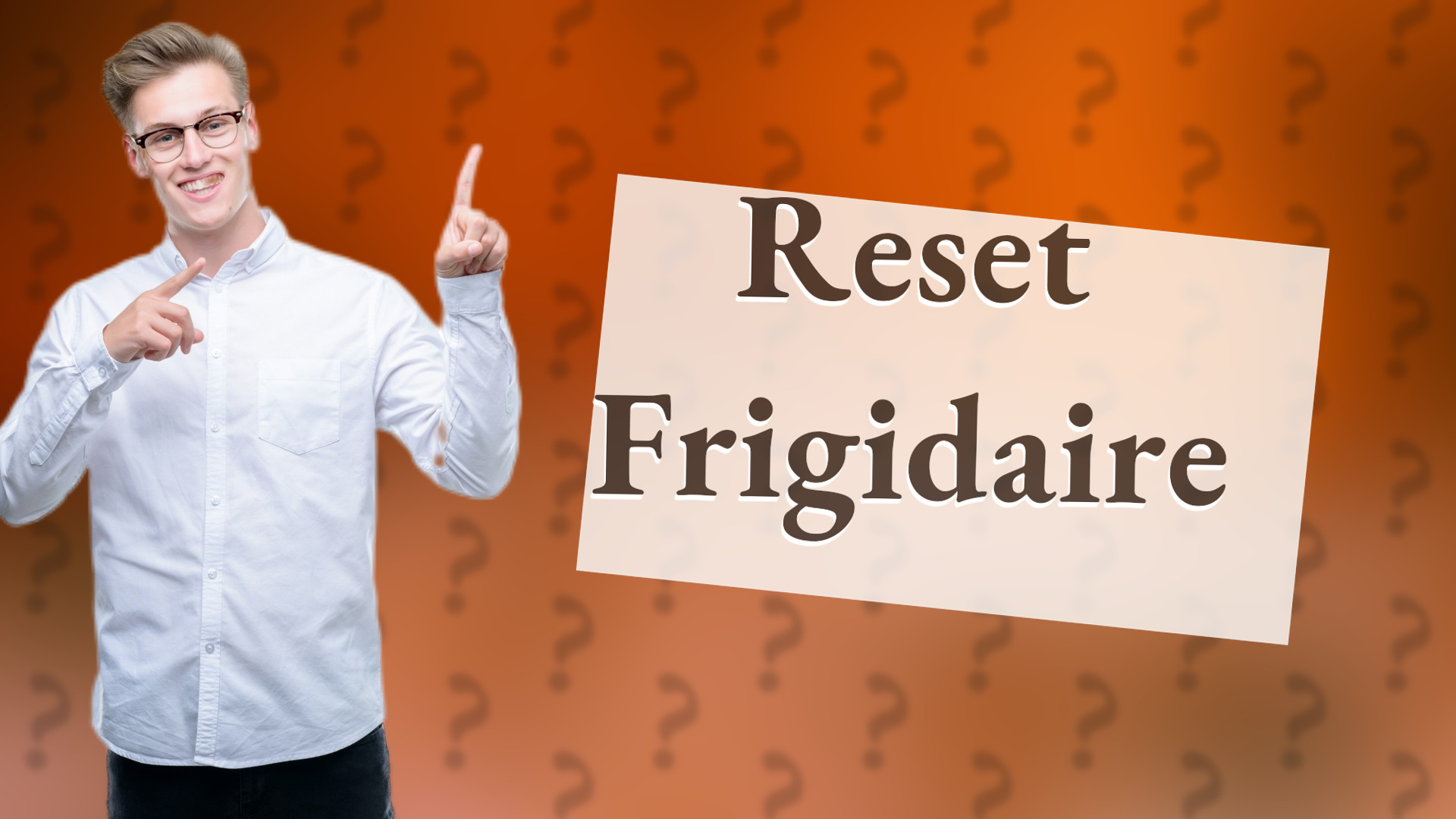 Reset Frigidaire