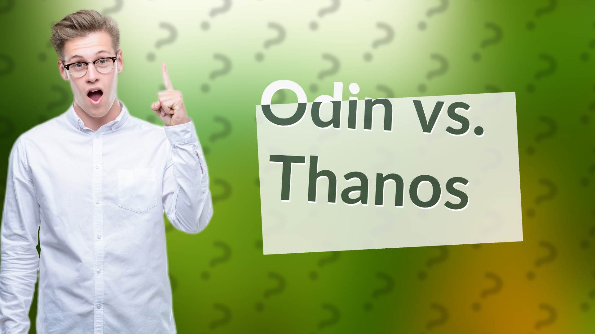 Odin vs. Thanos