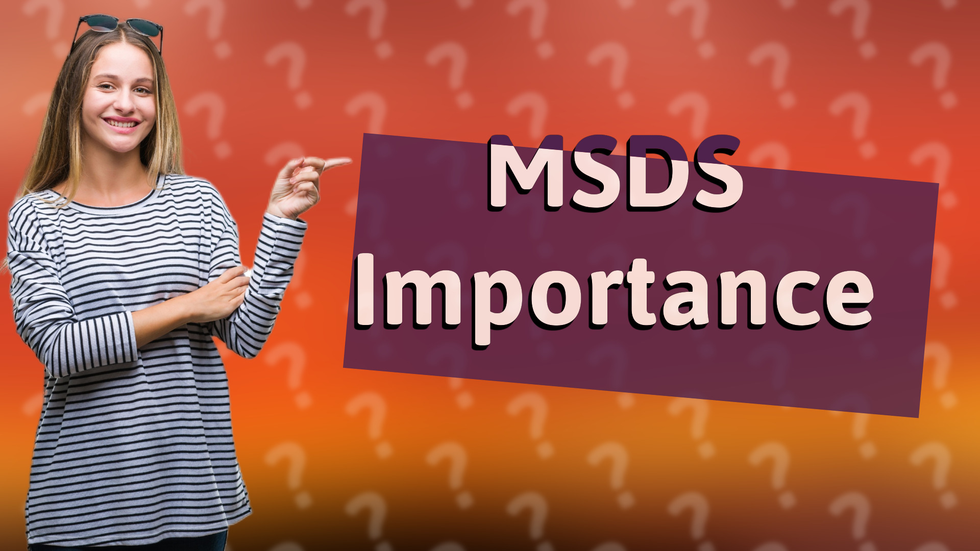 MSDS Importance