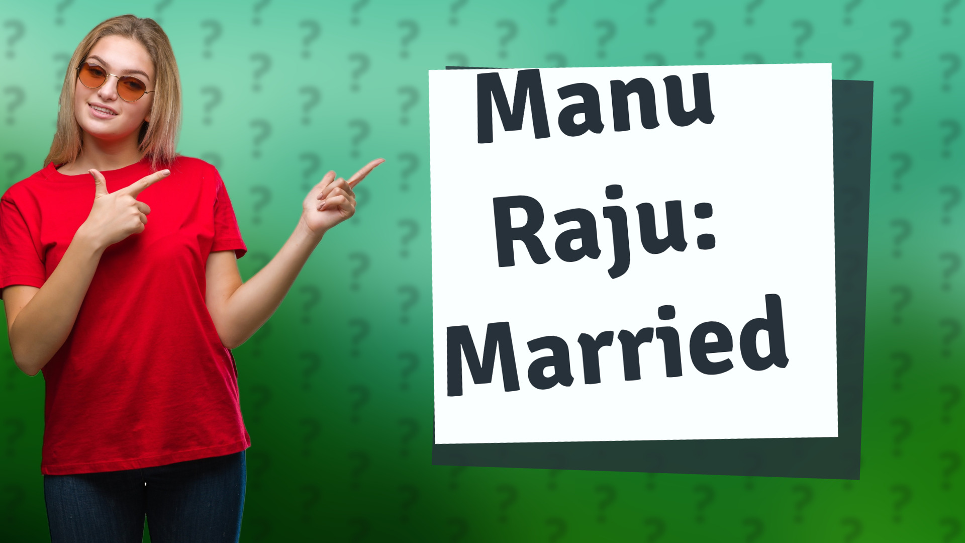 Manu Raju: Married