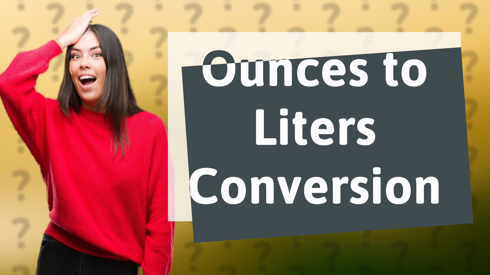 Ounces to Liters Conversion