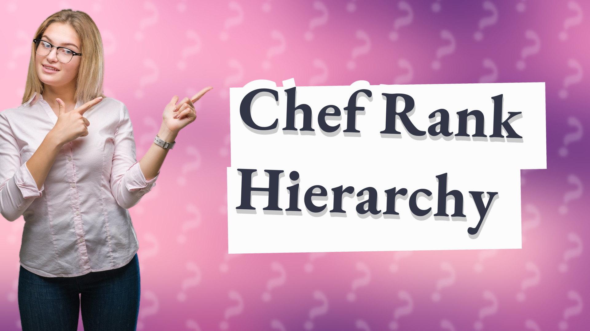 Chef Rank Hierarchy