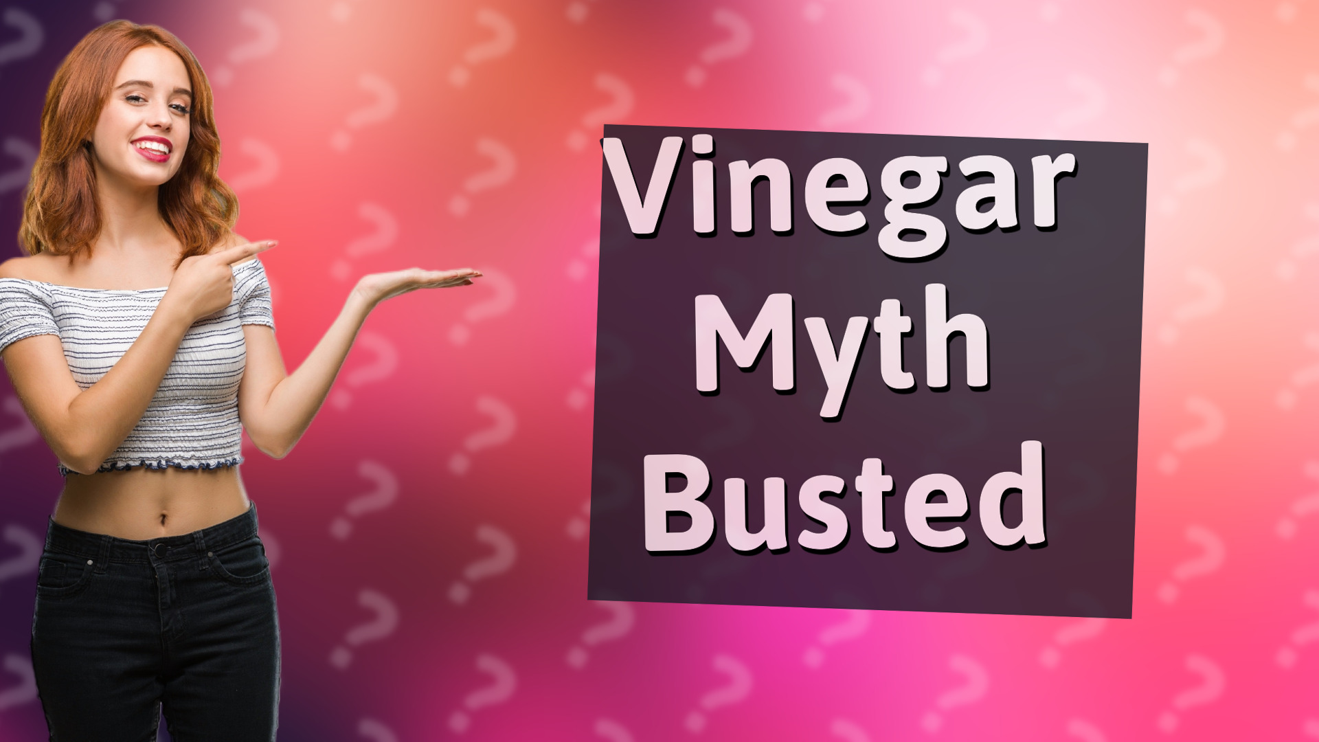 Vinegar Myth Busted