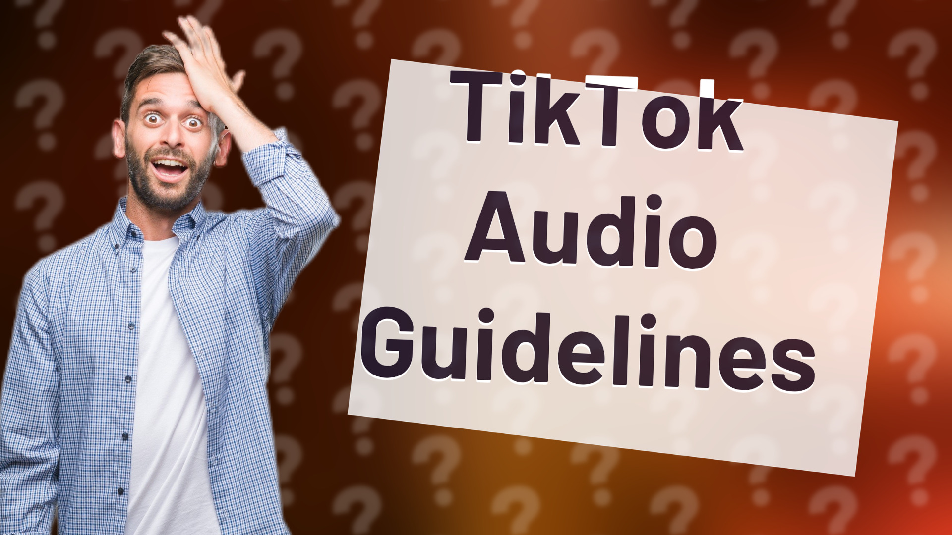TikTok Audio Guidelines