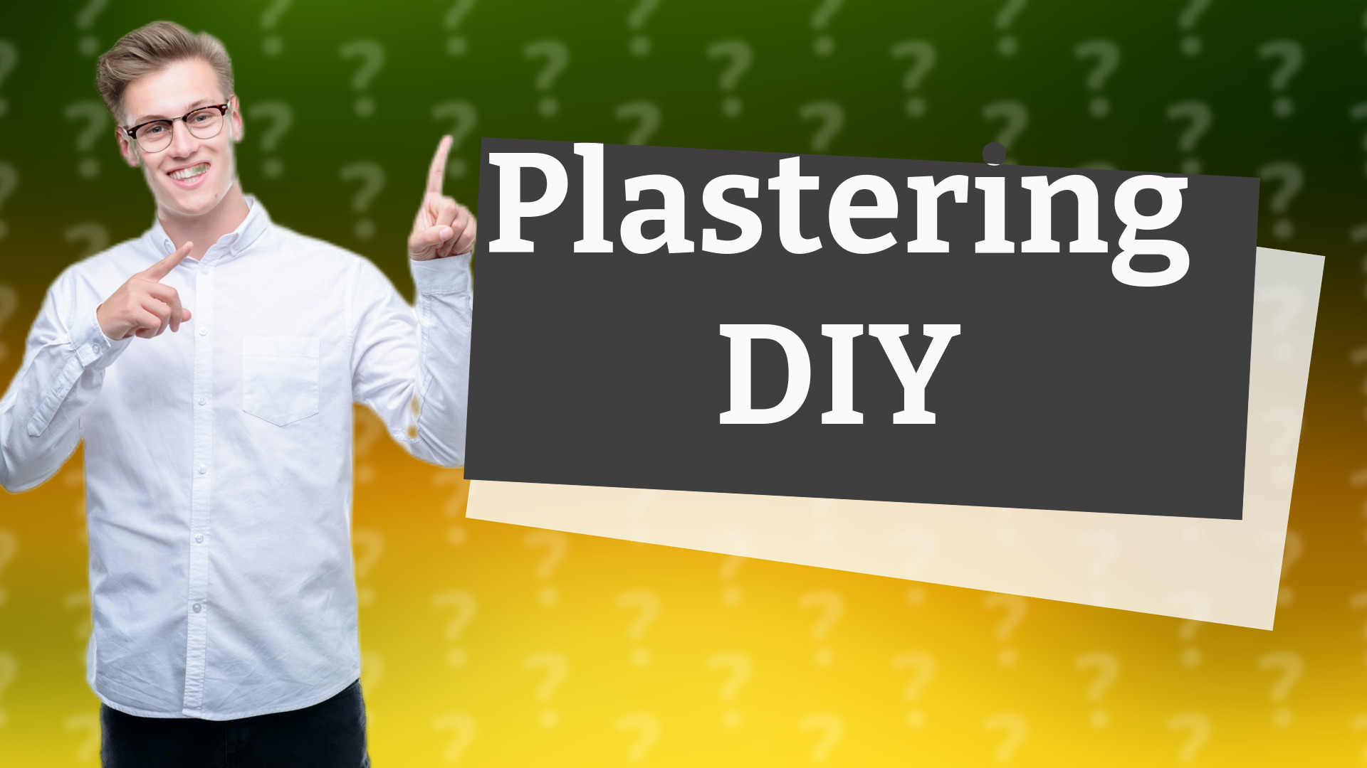 Plastering DIY