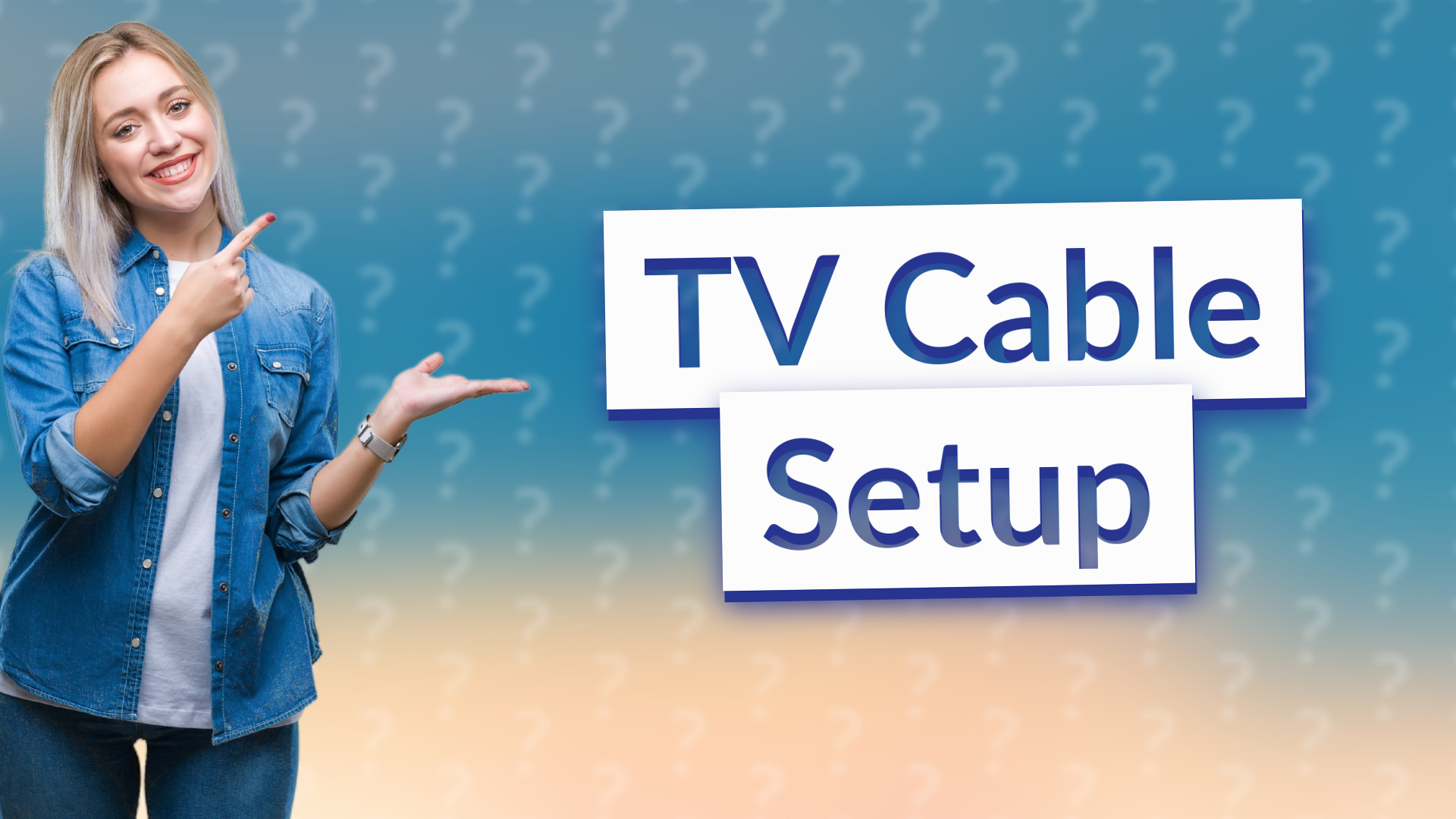 TV Cable Setup