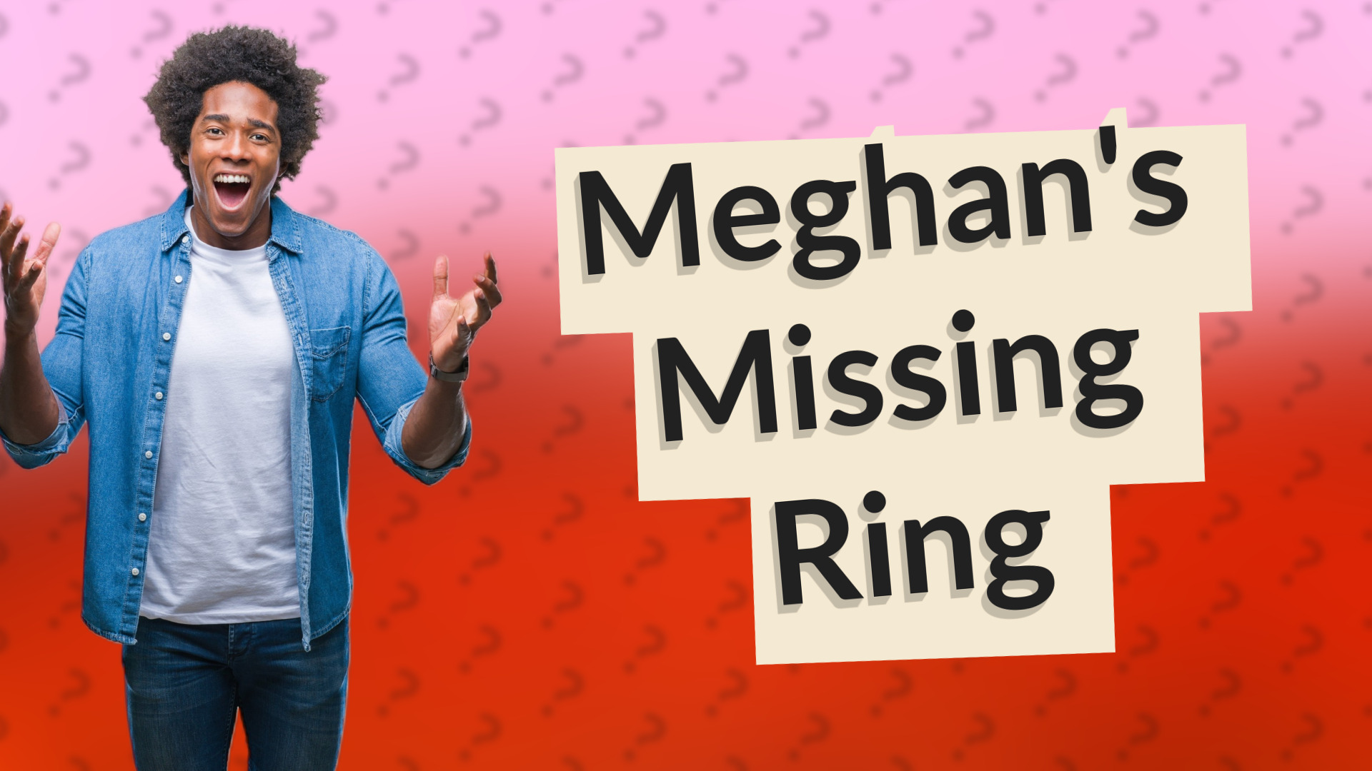 Meghan's Missing Ring