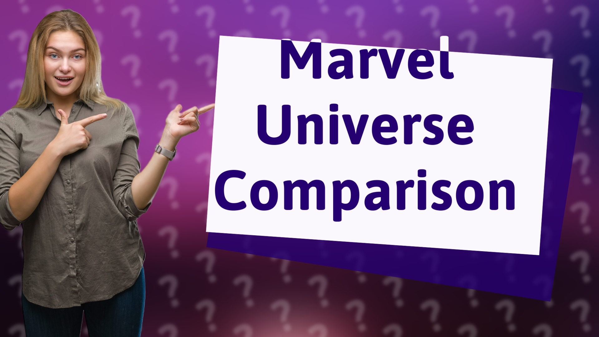 Marvel Universe Comparison