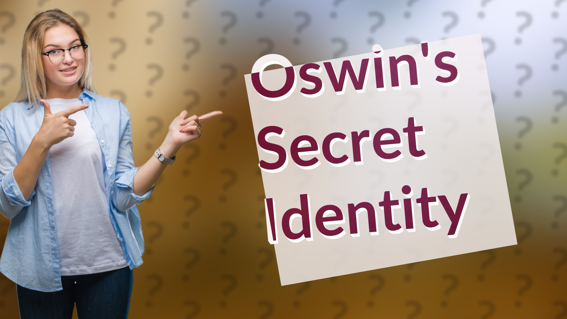Oswin's Secret Identity