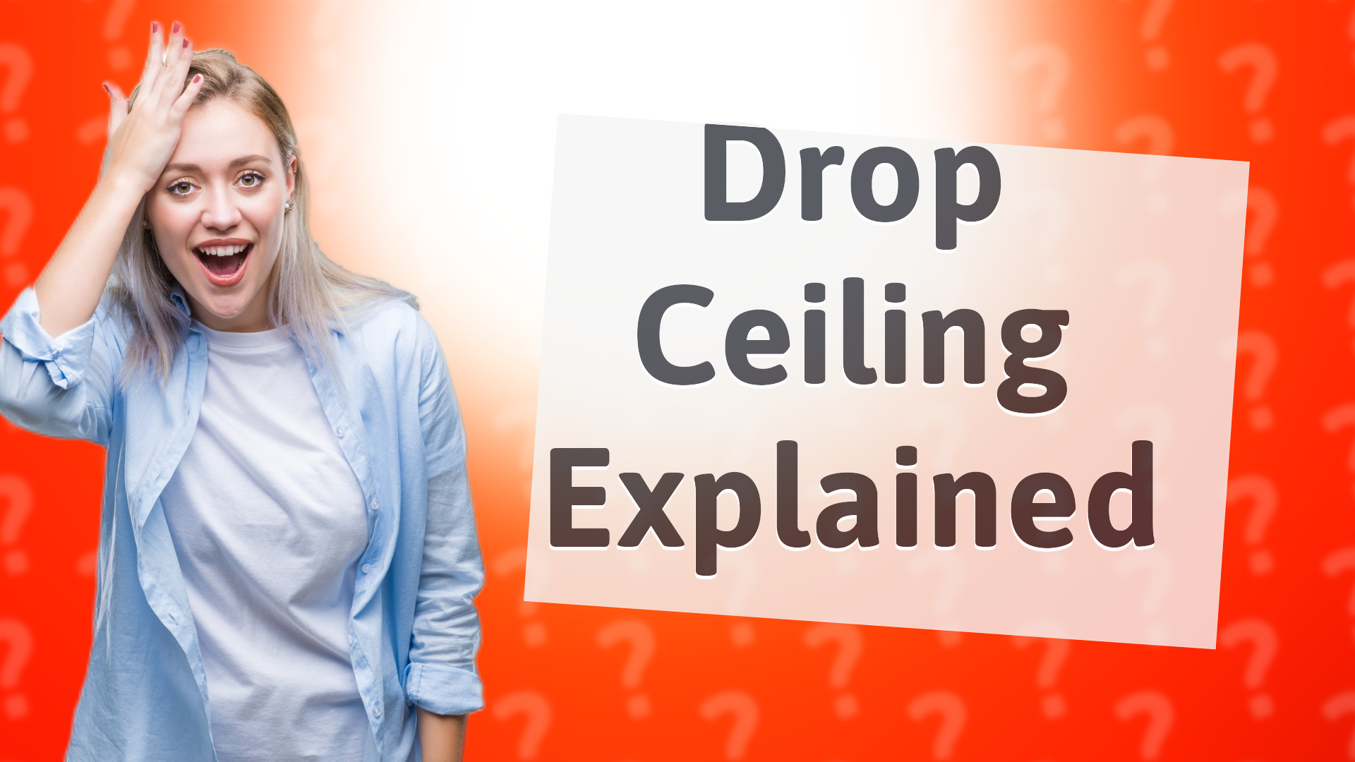 Drop Ceiling Explained
