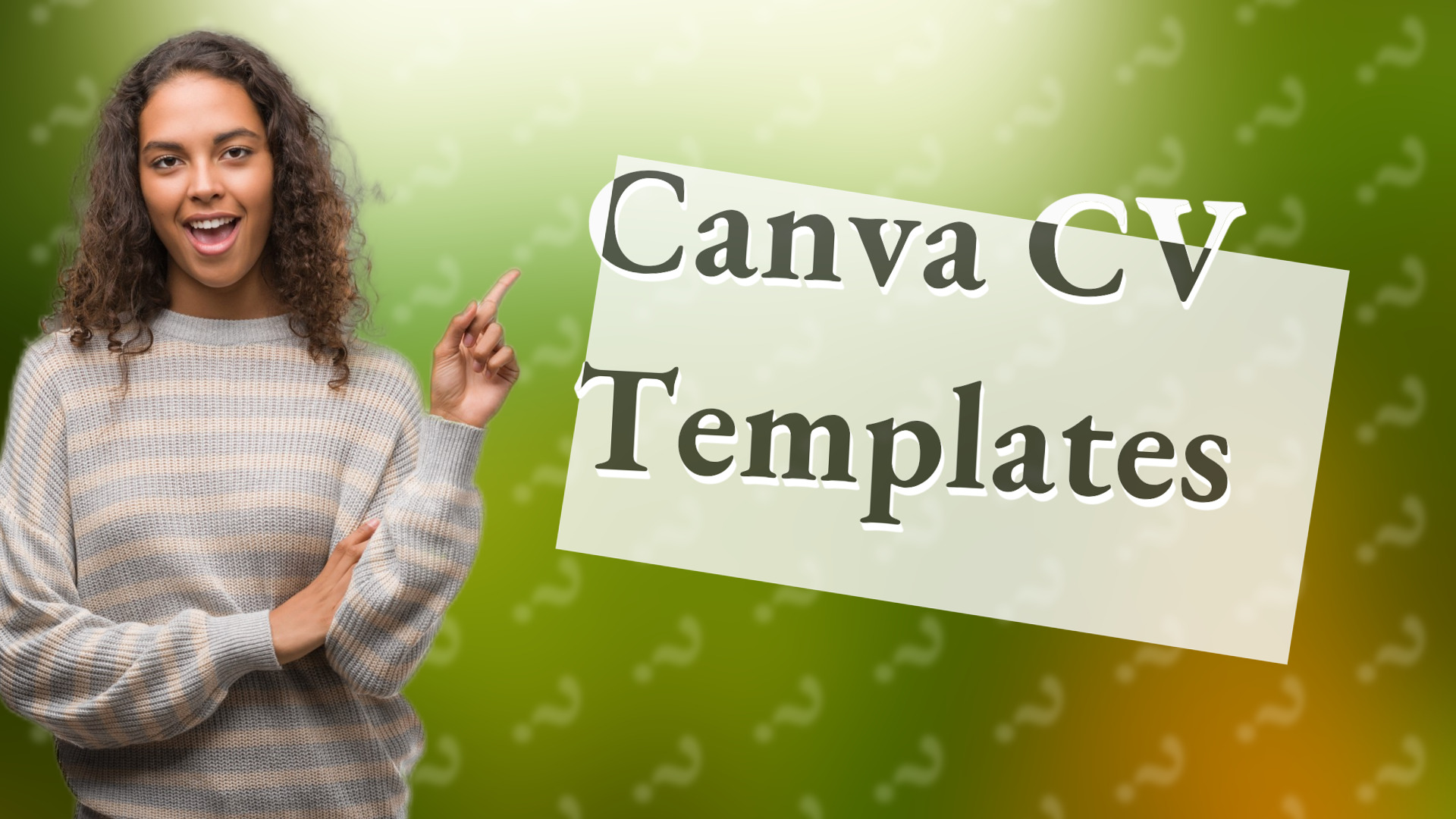 Canva CV Templates