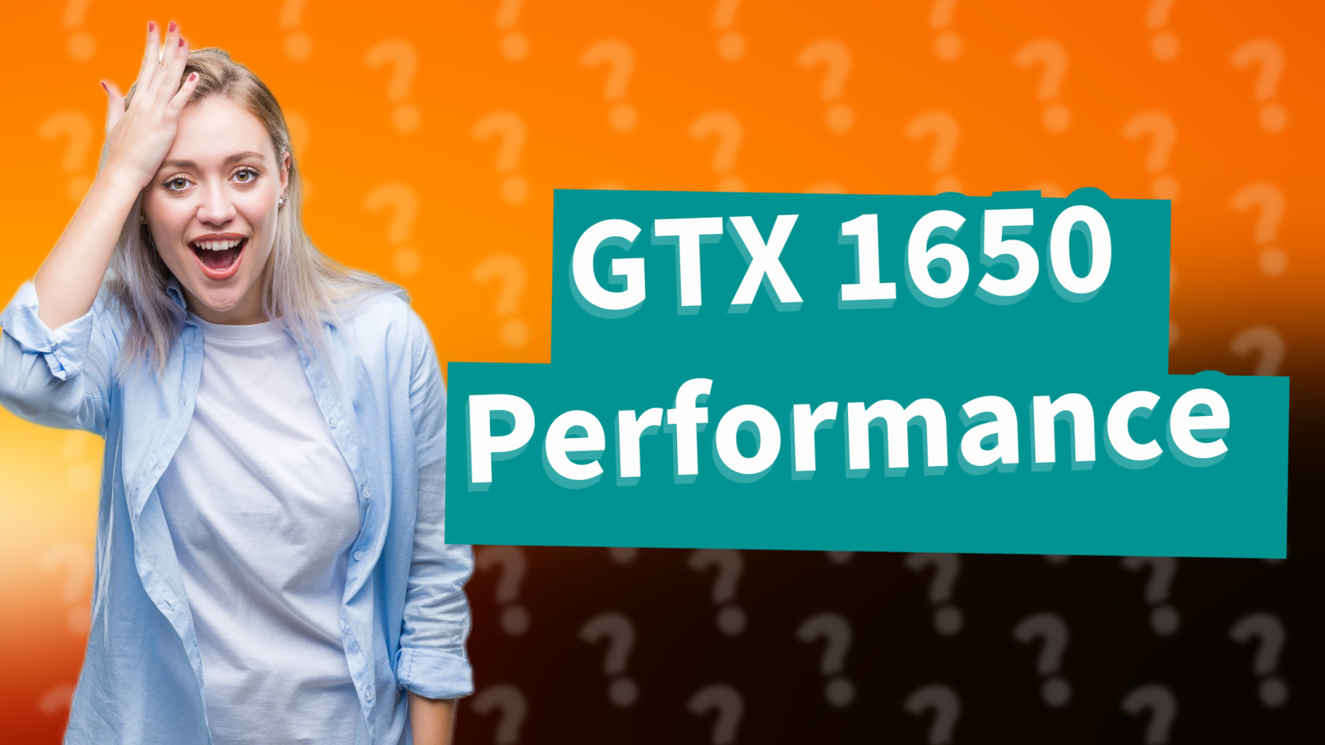 GTX 1650 Performance