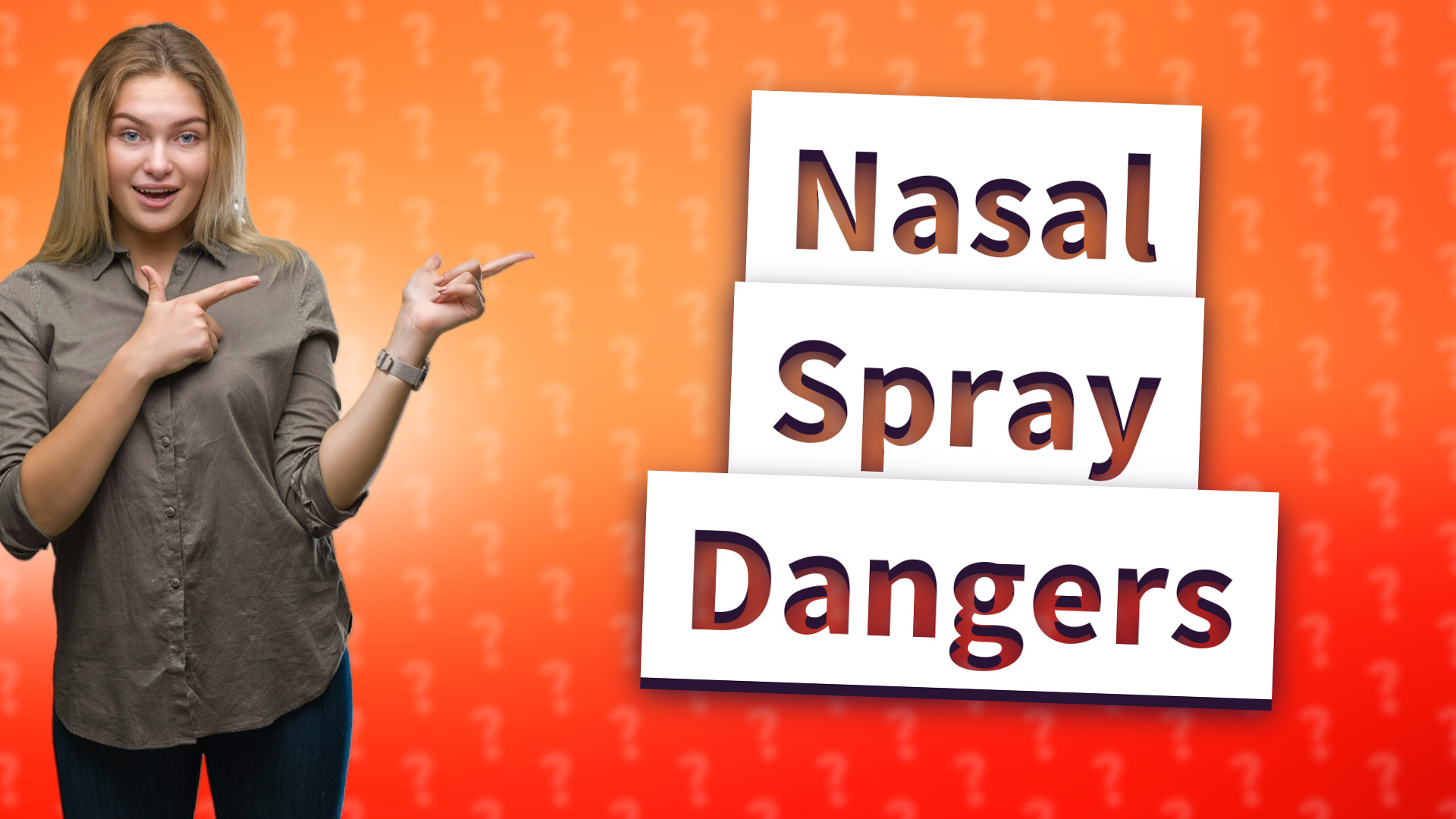 Nasal Spray Dangers
