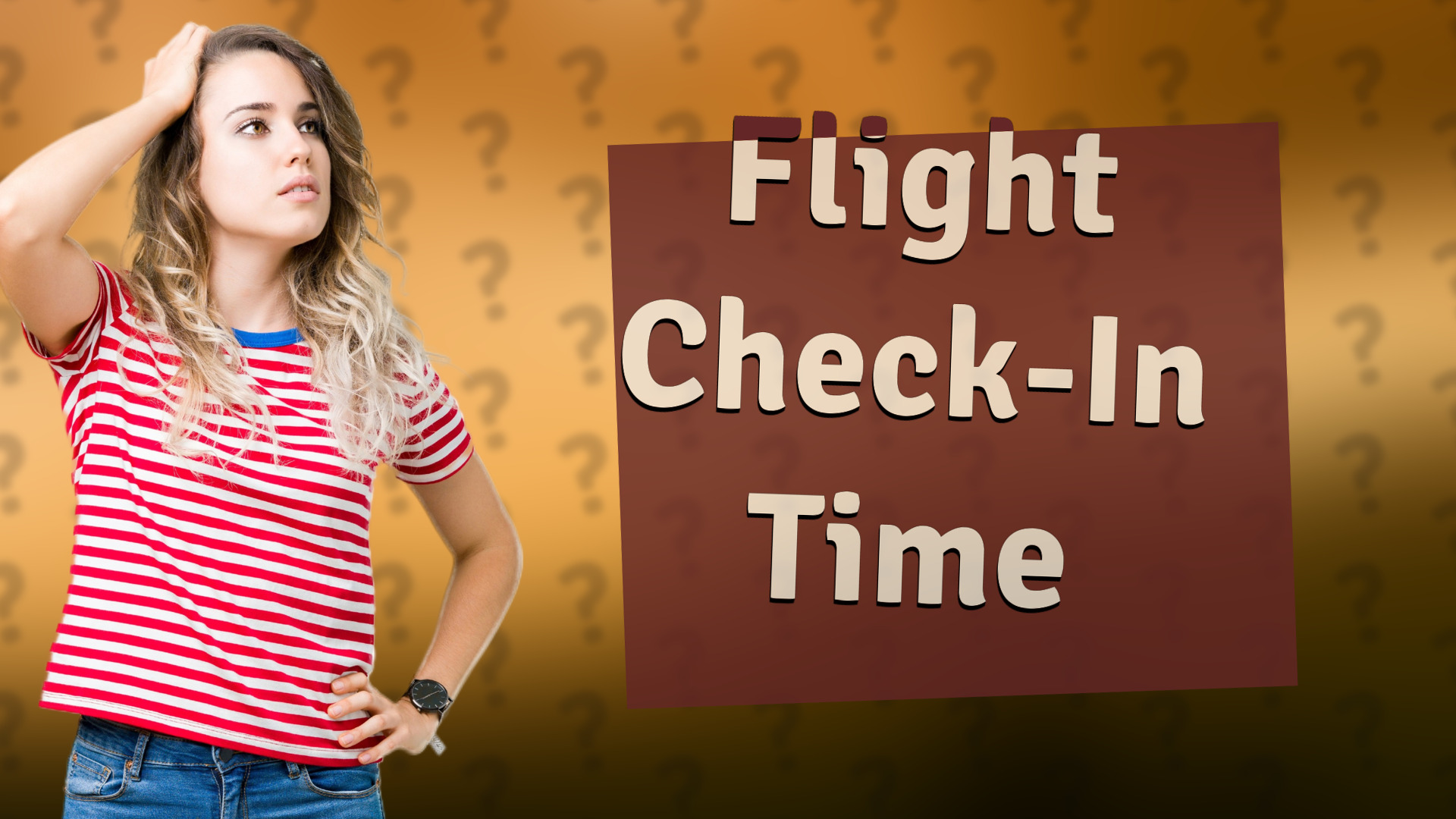 Flight Check-In Time
