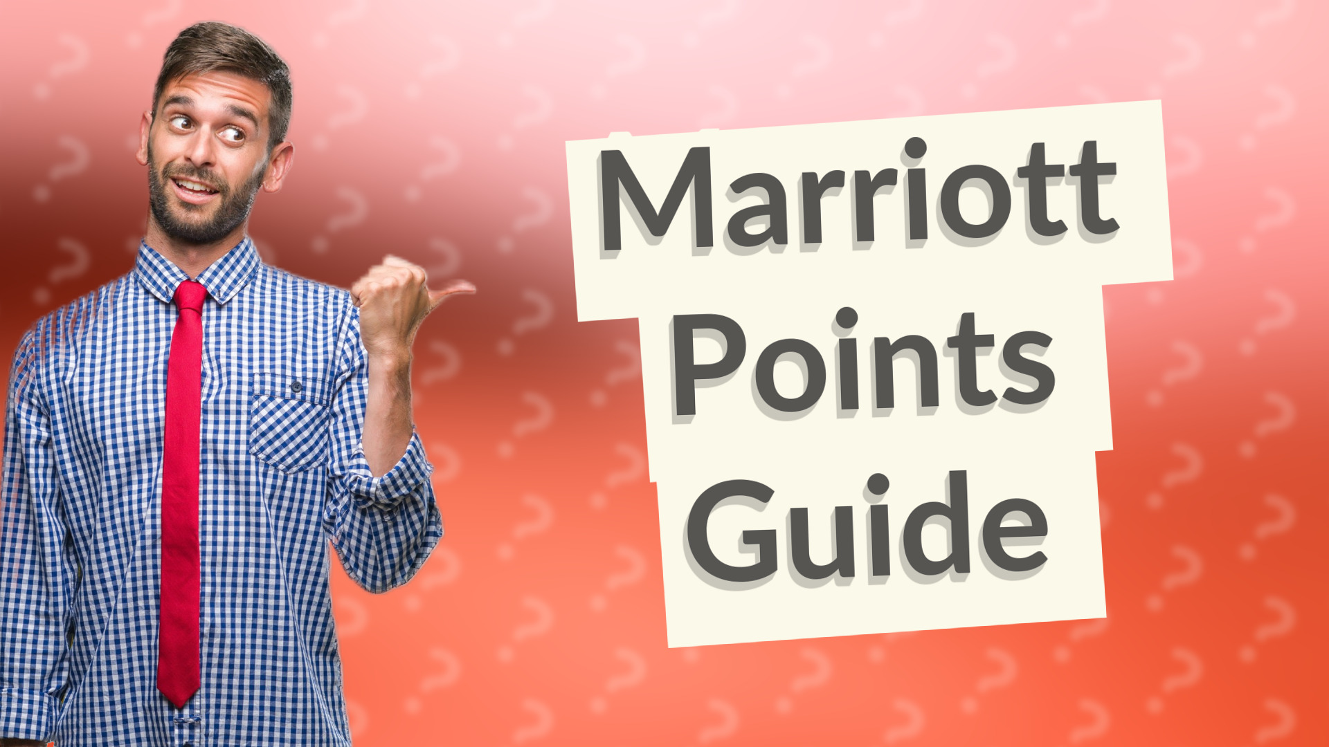 Marriott Points Guide